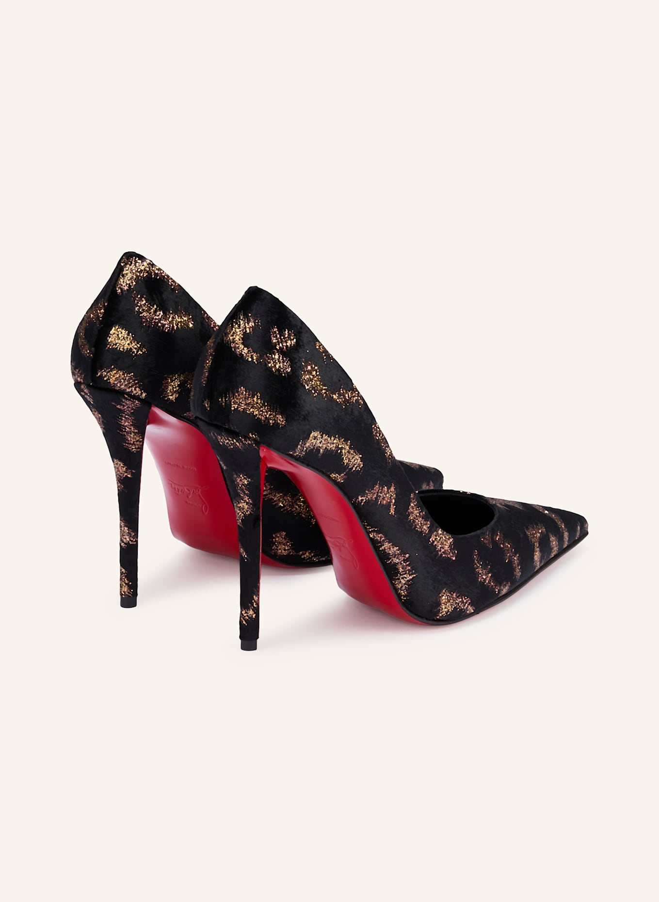 Christian Louboutin Pumps MISS Z: SCHWARZ / GOLD