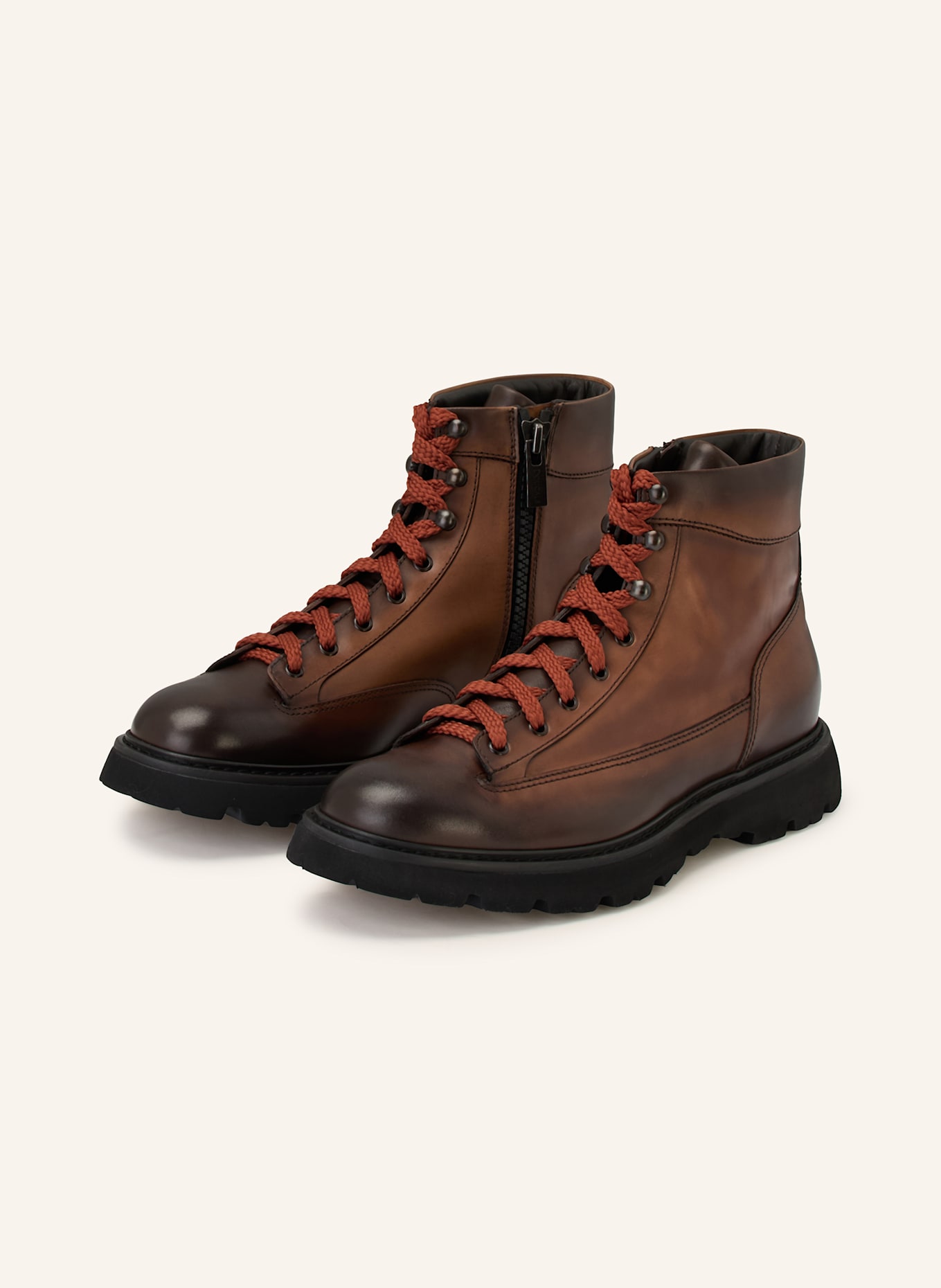 DOUCAL'S Schnürboots NEIL: DUNKELBRAUN