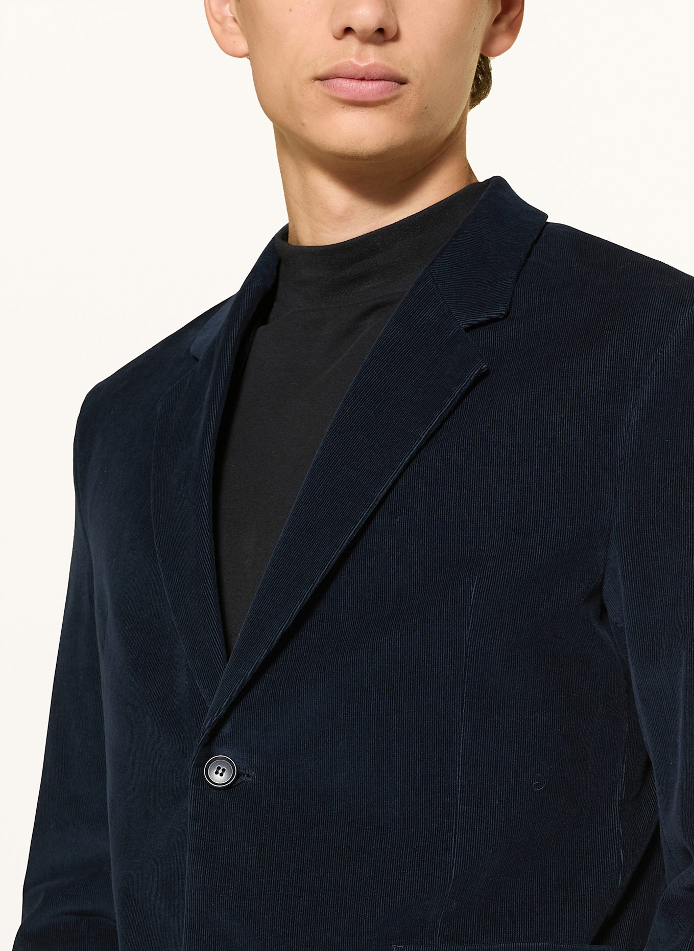 DRYKORN Anzugsakko MARLS Slim Fit aus Cord: DUNKELBLAU