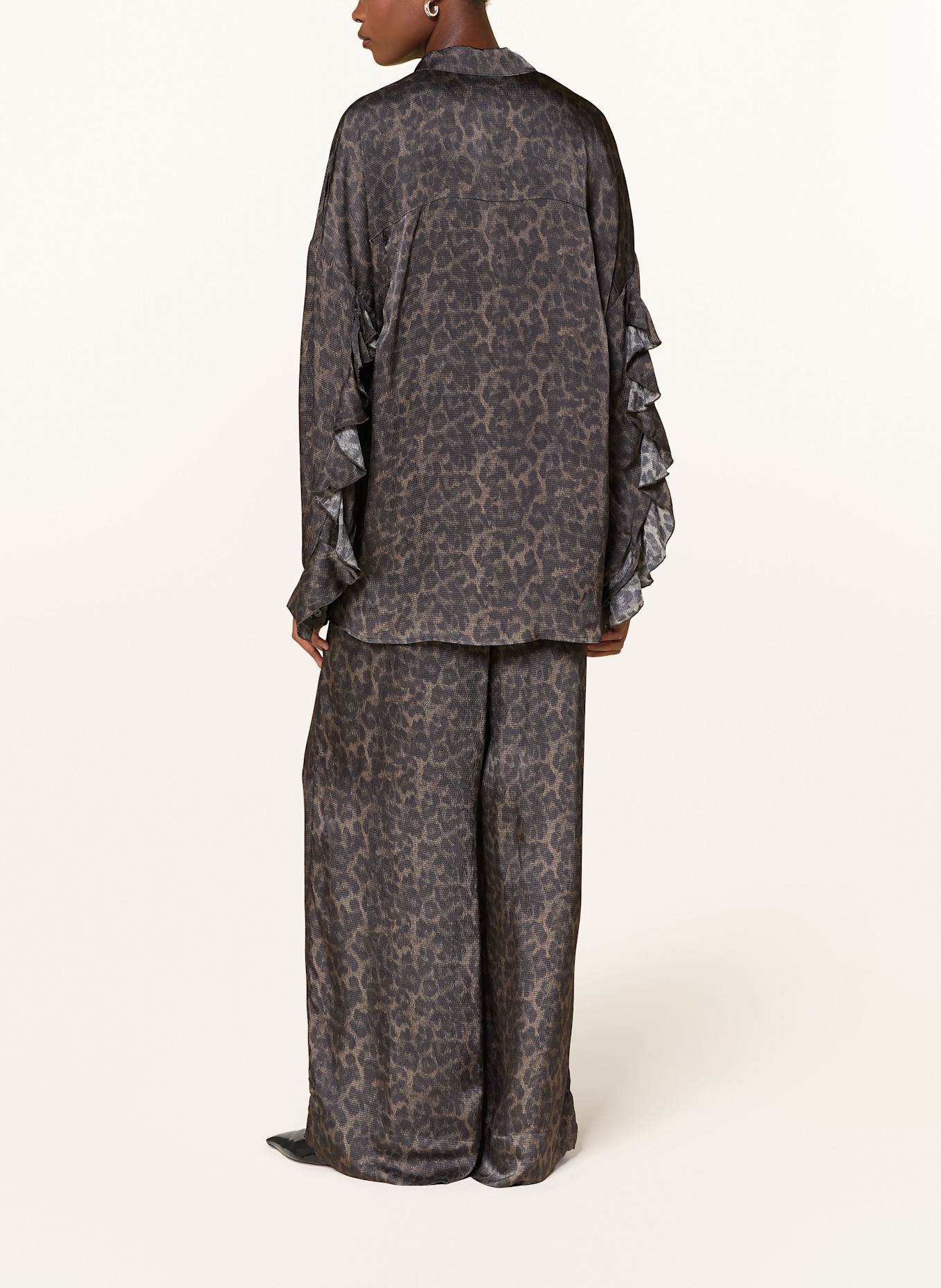 ESSENTIEL ANTWERP Marlenehose IRVING: SCHWARZ / BRAUN