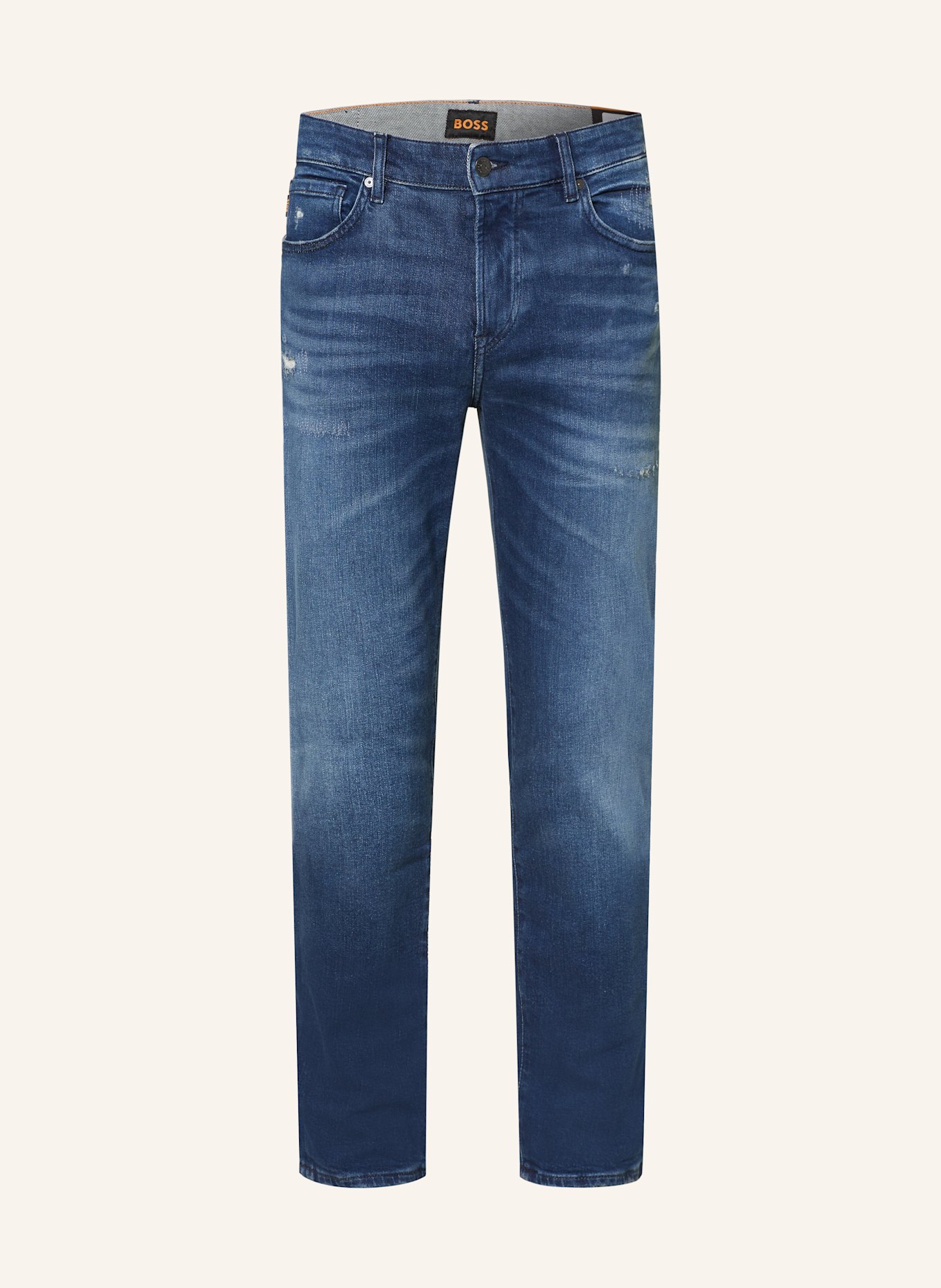 BOSS Jeansy w stylu destroyed RE.MAINE regular fit: 429 MEDIUM BLUE