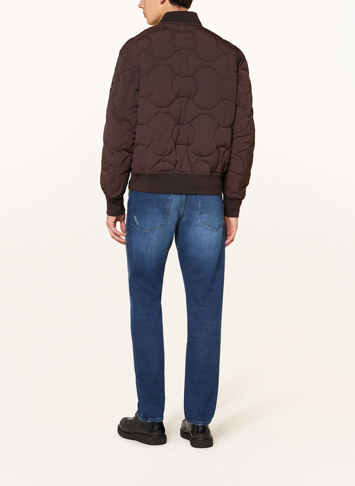 BOSS Jeansy w stylu destroyed RE.MAINE regular fit: 429 MEDIUM BLUE