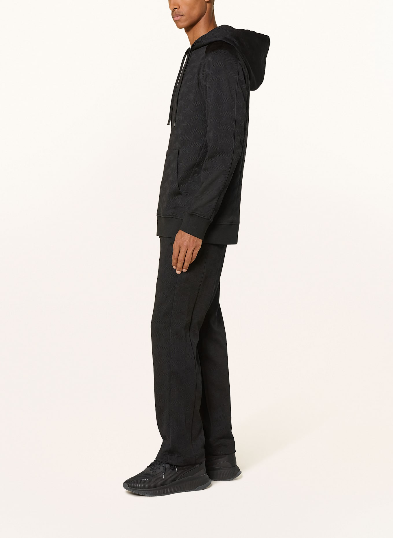 BOSS Hoodie MIRROR: SCHWARZ