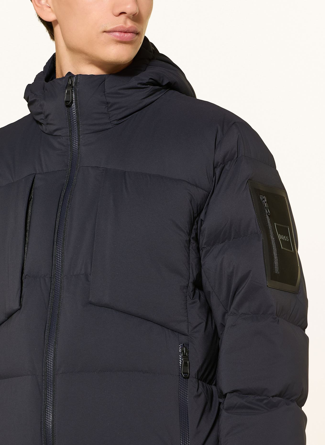 BOSS Daunenjacke RIPLITE PUFFER: DUNKELBLAU