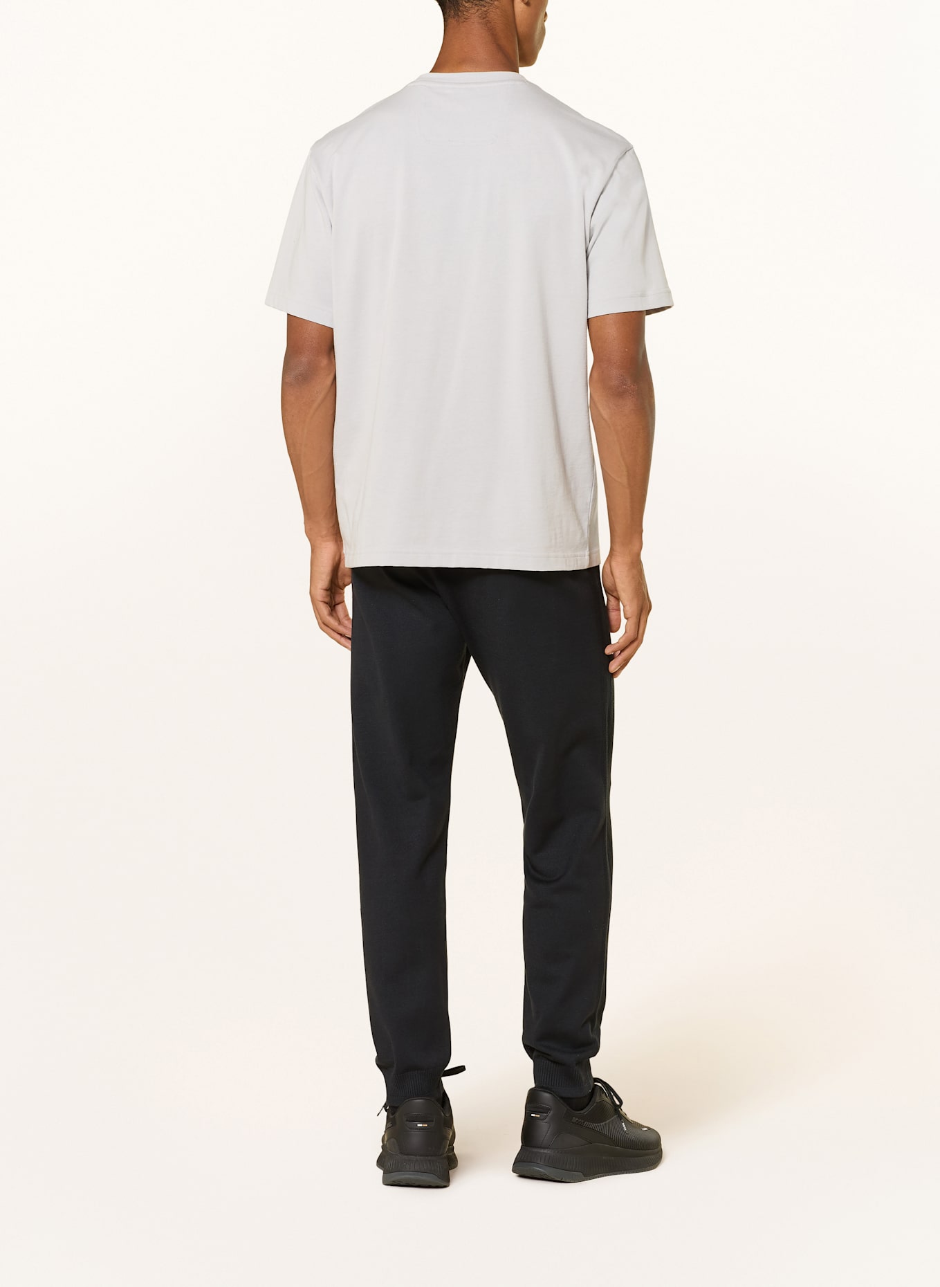 BOSS Sweatpants CIVIC aus Strick: DUNKELBLAU