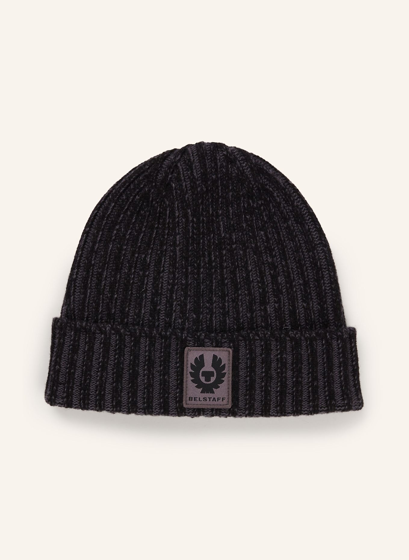 BELSTAFF Čepice: ČERNÁ / TMAVĚ ŠEDÁ