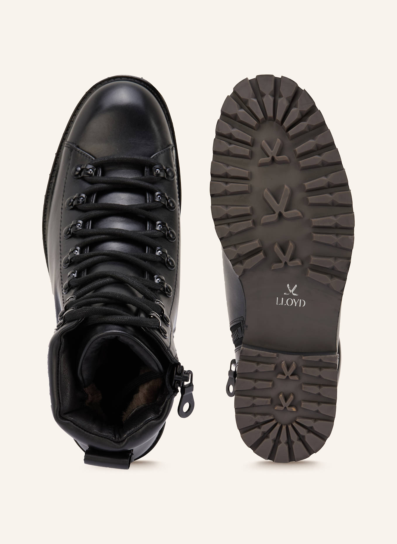LLOYD Schnürboots STORM: SCHWARZ