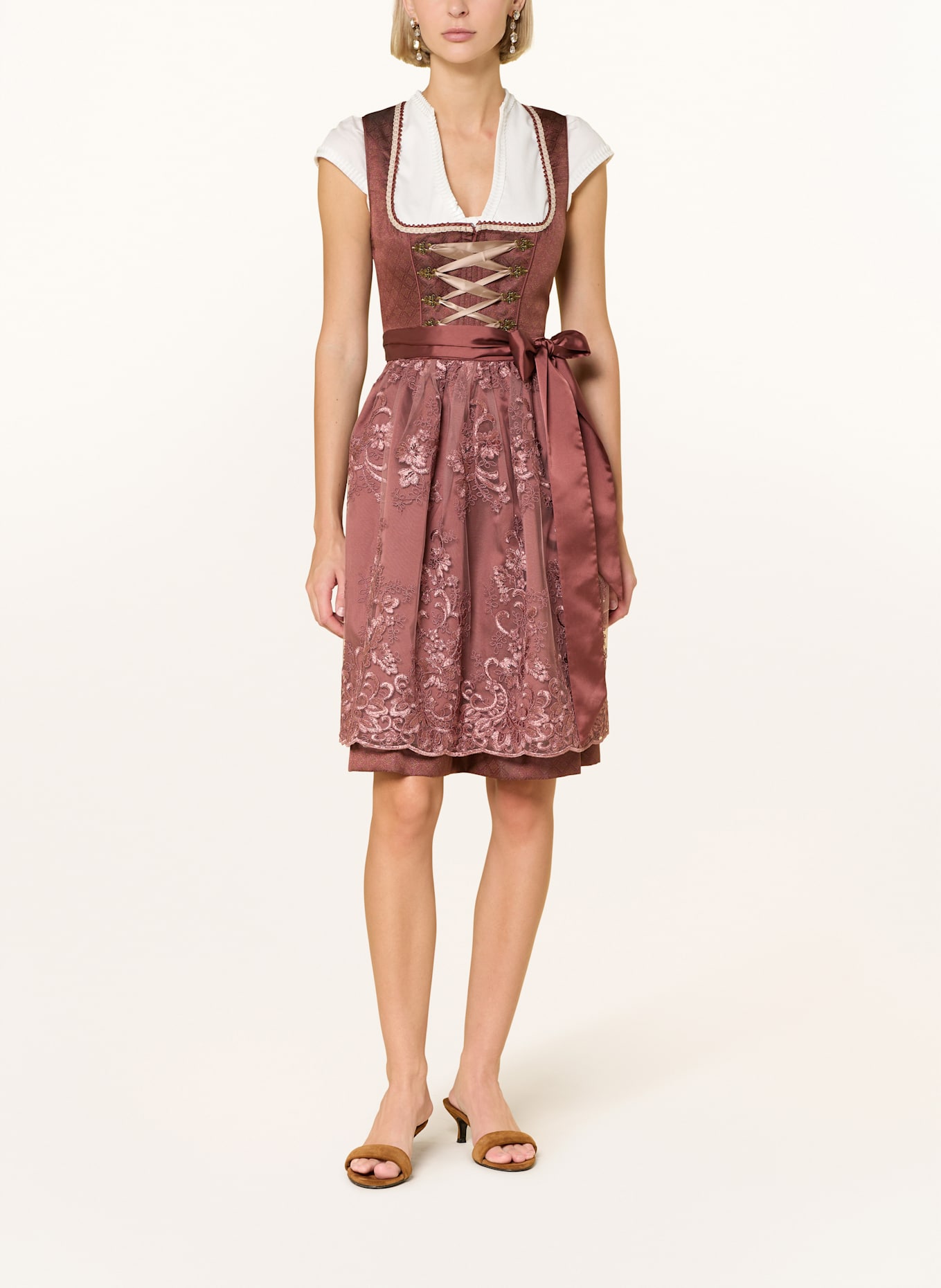 KRÜGER Dirndl NEVAEH: ALTROSA