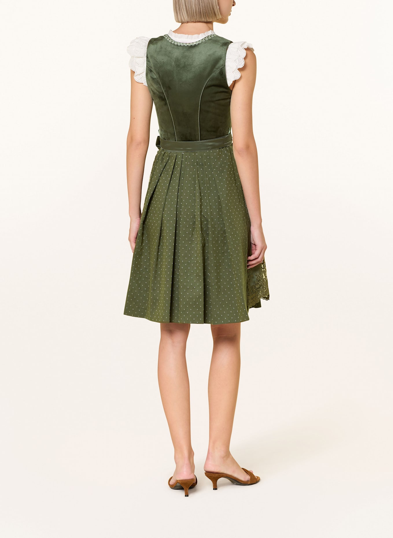 KRÜGER Dirndl YOSI: KHAKI