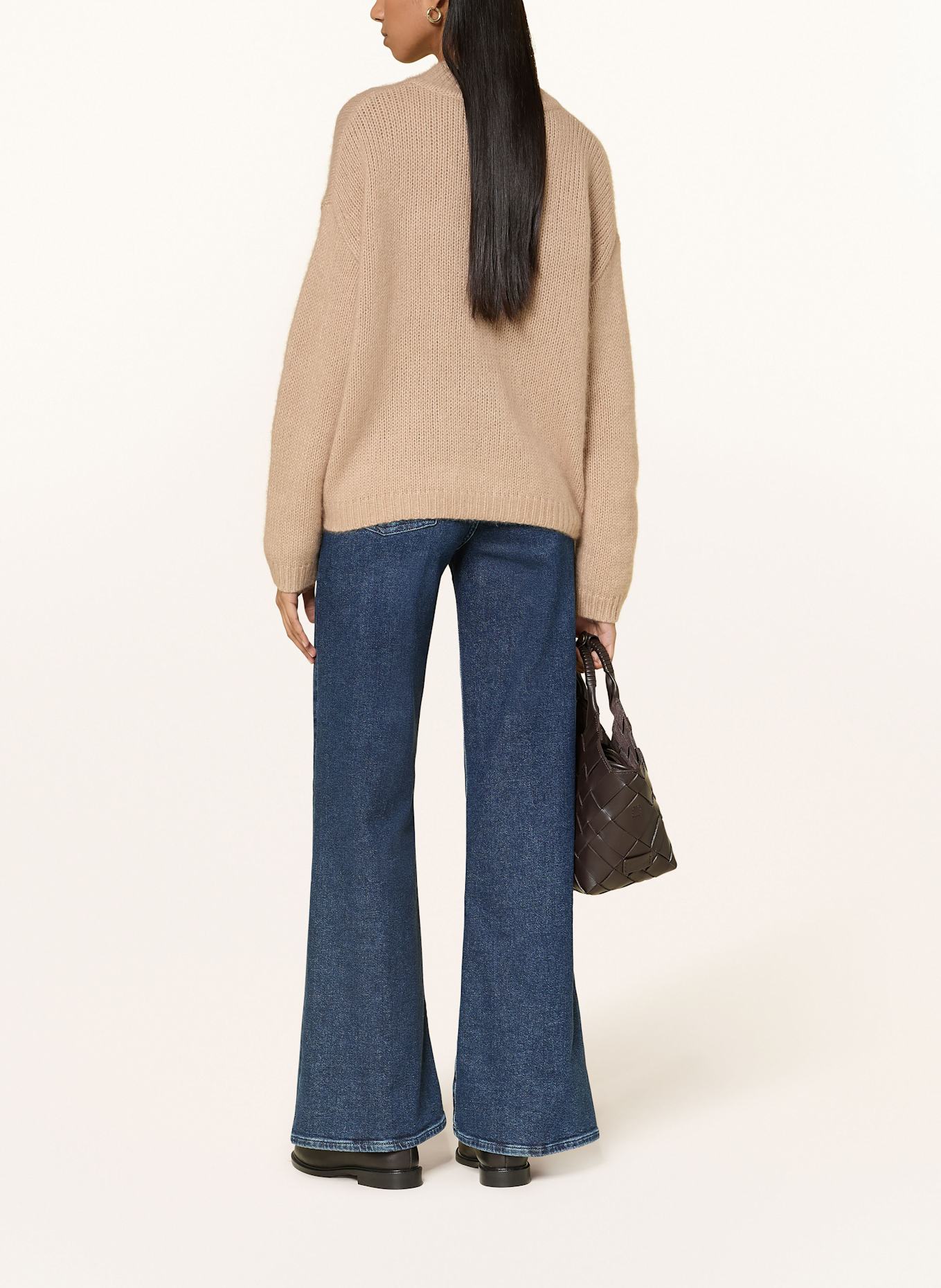 HEMISPHERE Pullover mit Cashmere: CAMEL