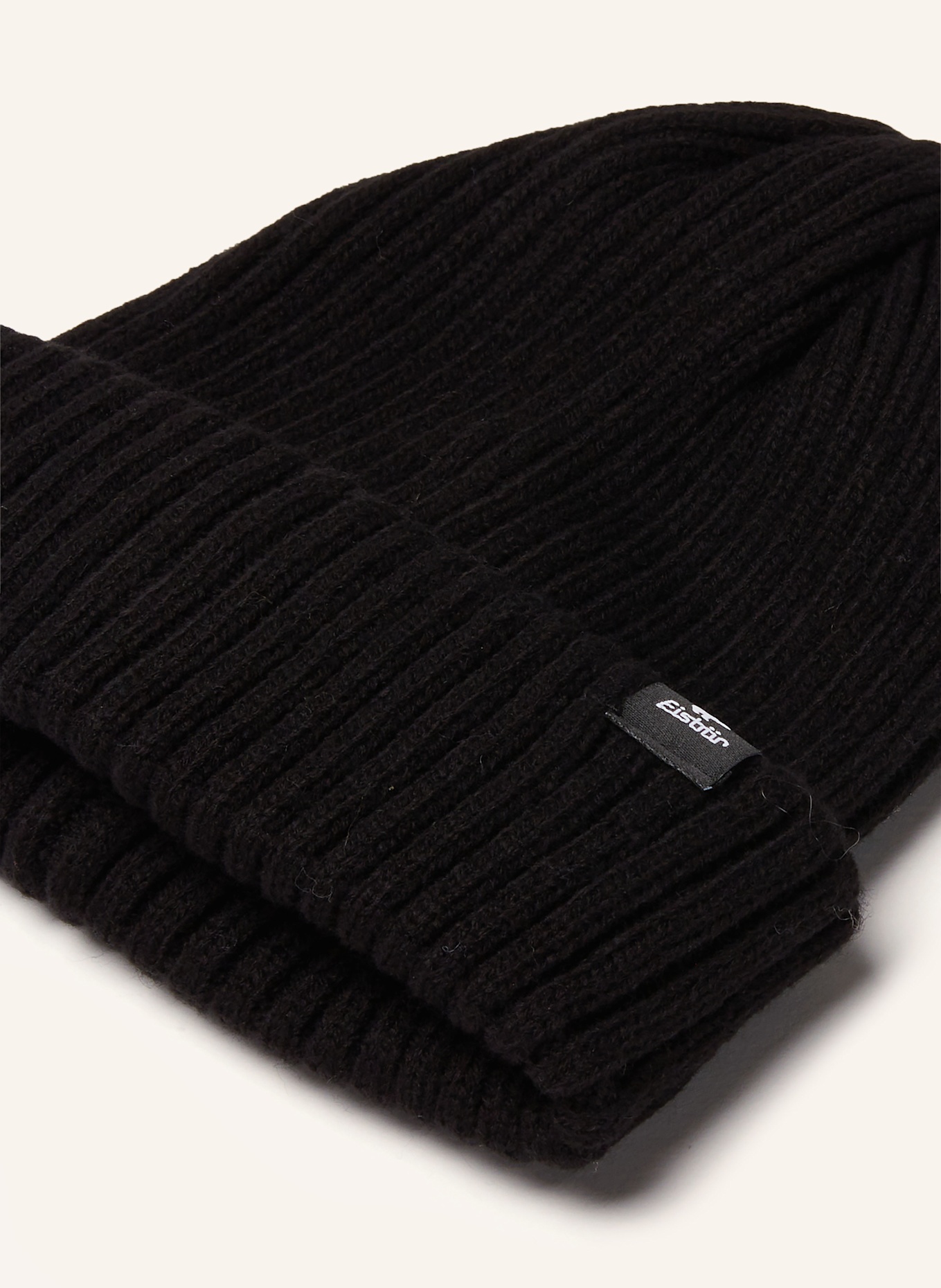 Eisbär Mütze RIPP: SCHWARZ