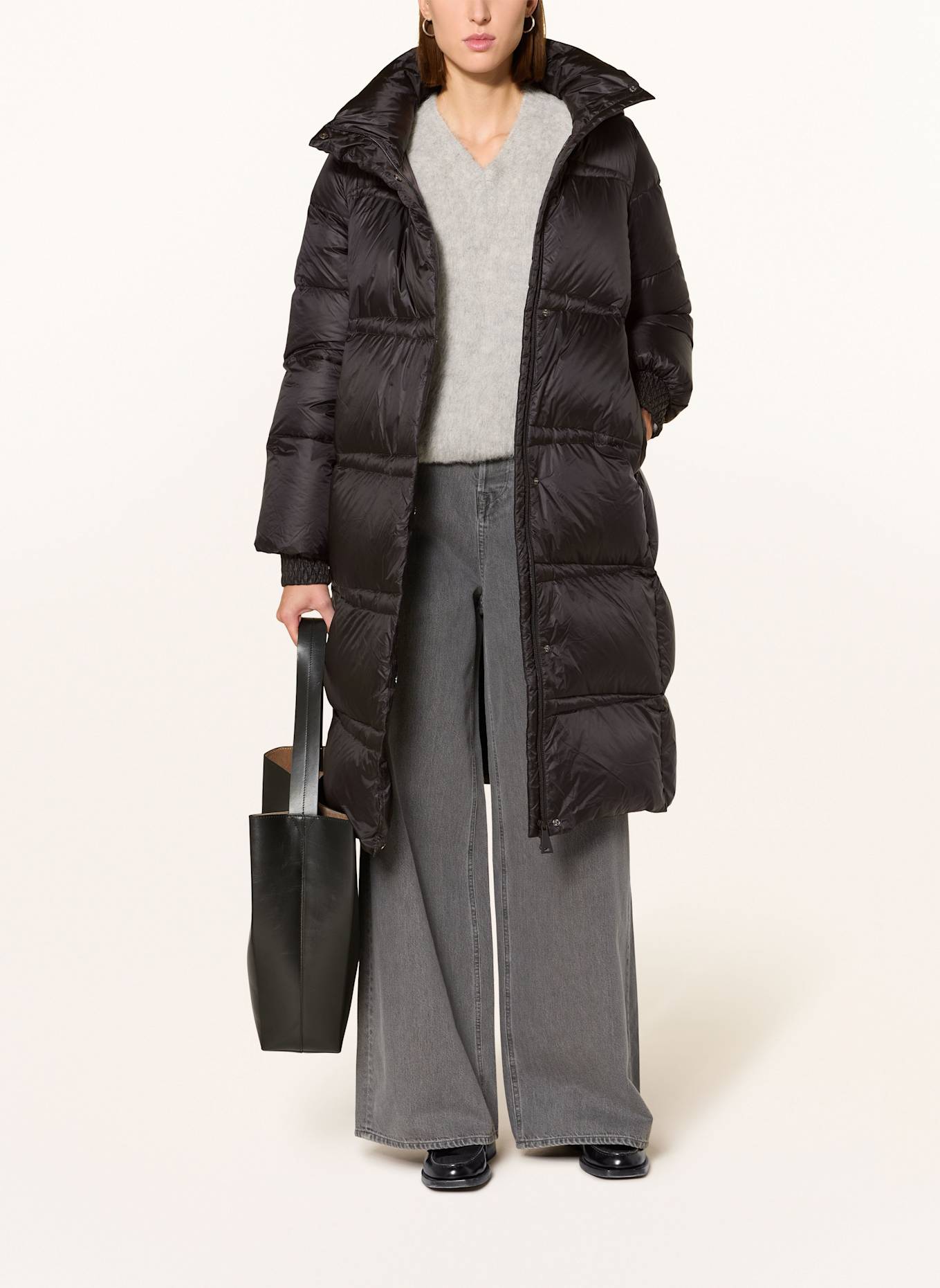 Betty Barclay Daunenmantel mit abnehmbarer Kapuze: SCHWARZ