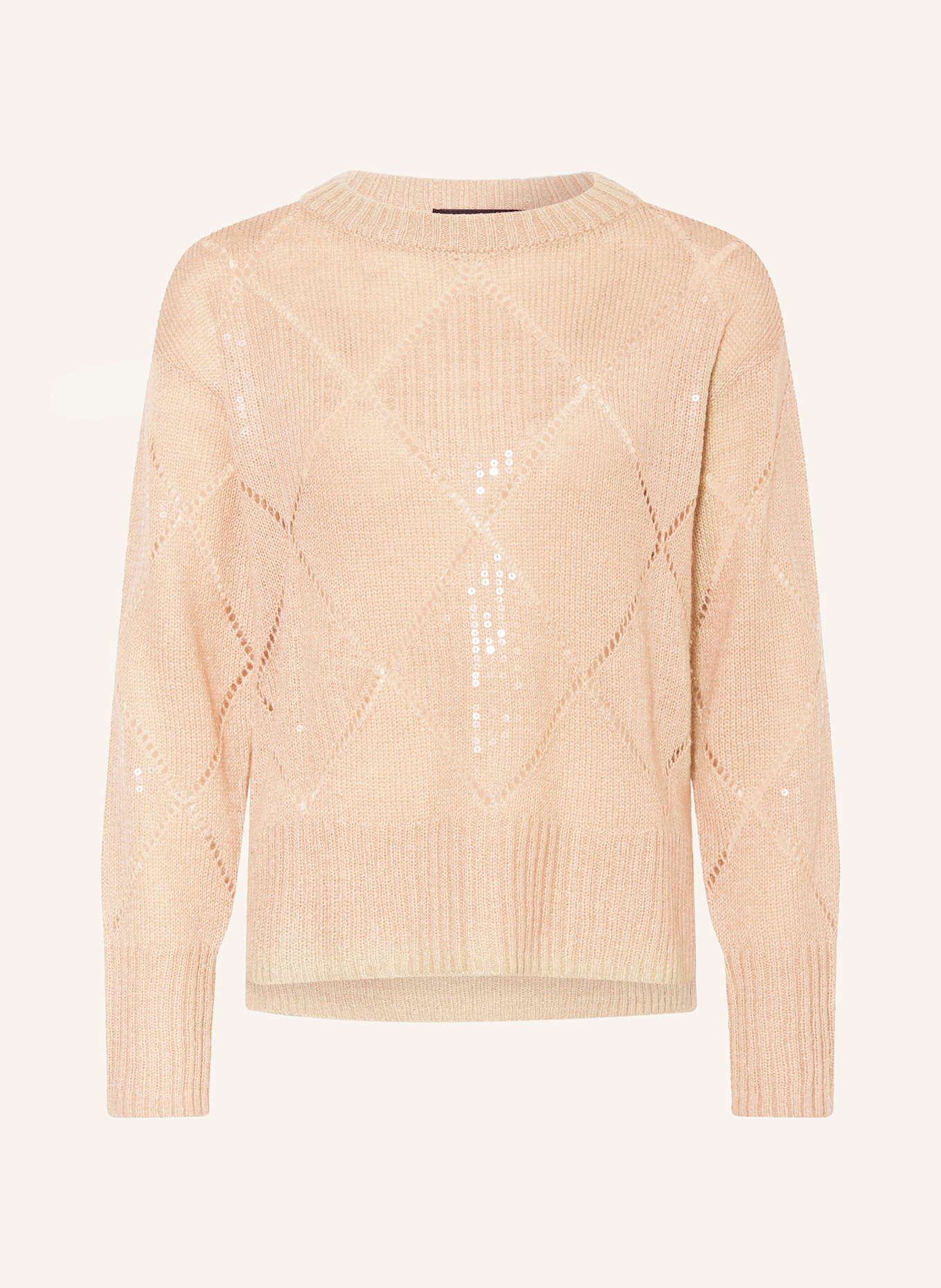 Betty Barclay Pullover mit Pailletten: BEIGE