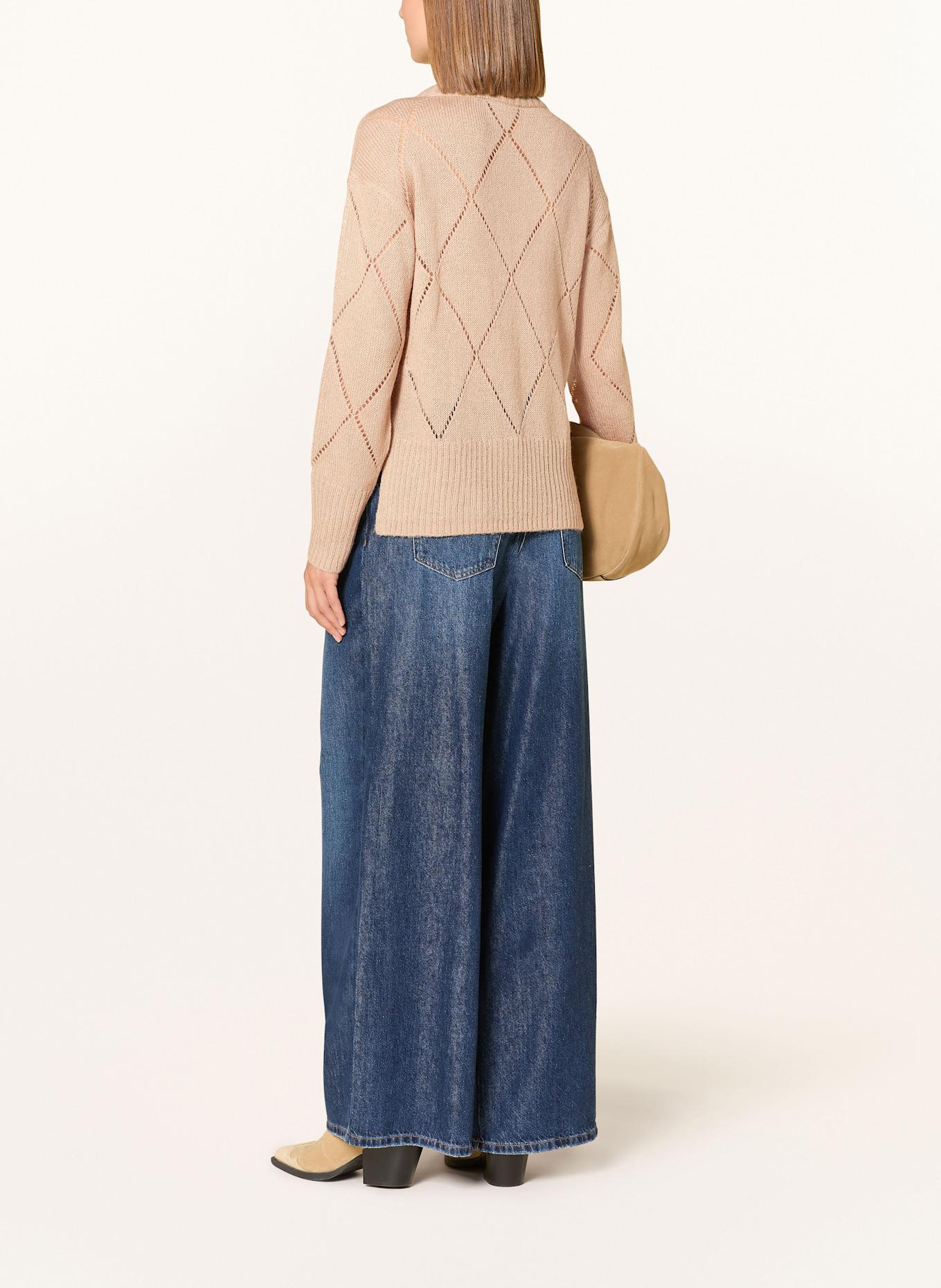 Betty Barclay Pullover mit Pailletten: BEIGE