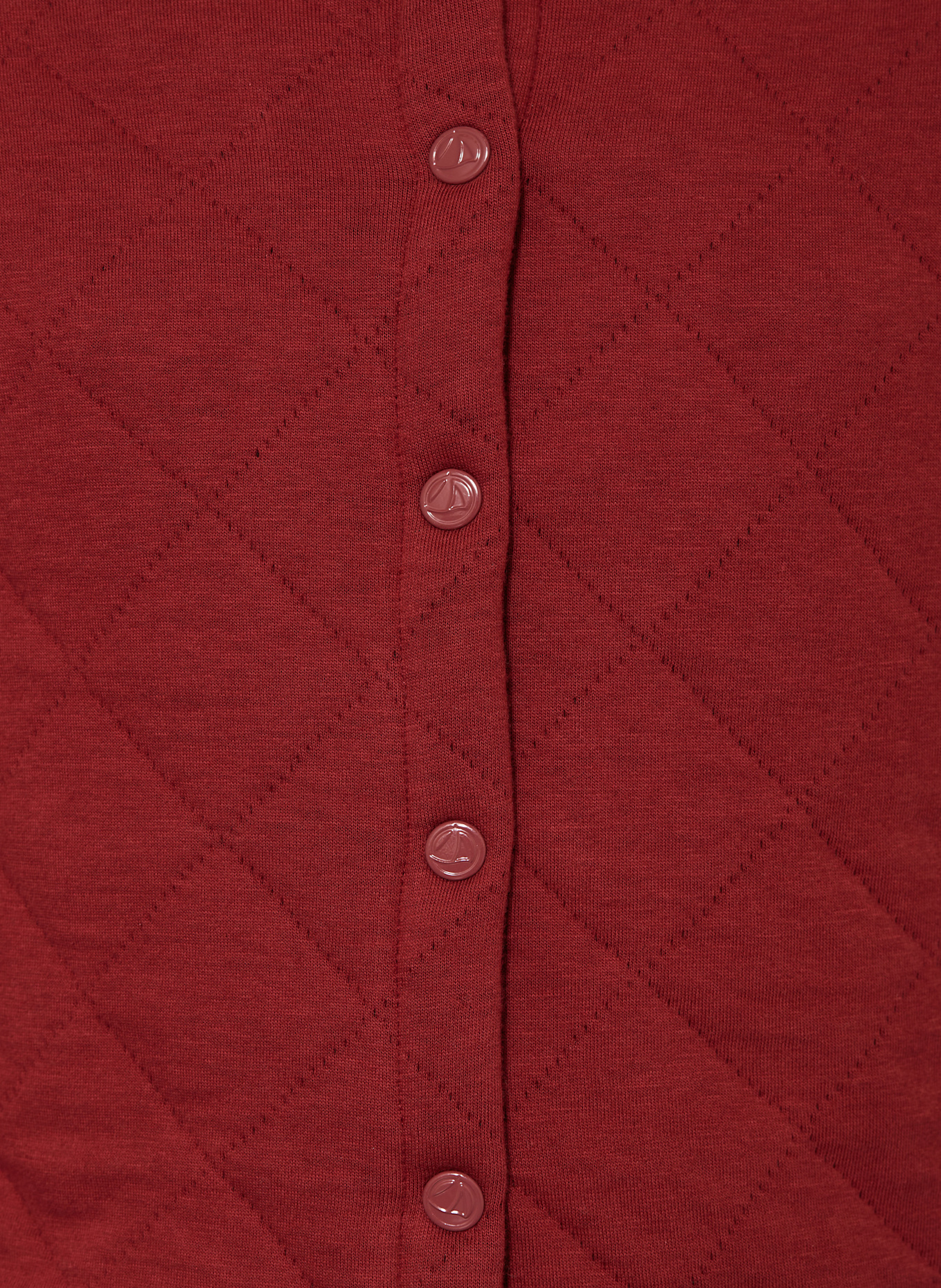 PETIT BATEAU Steppjacke: DUNKELROT