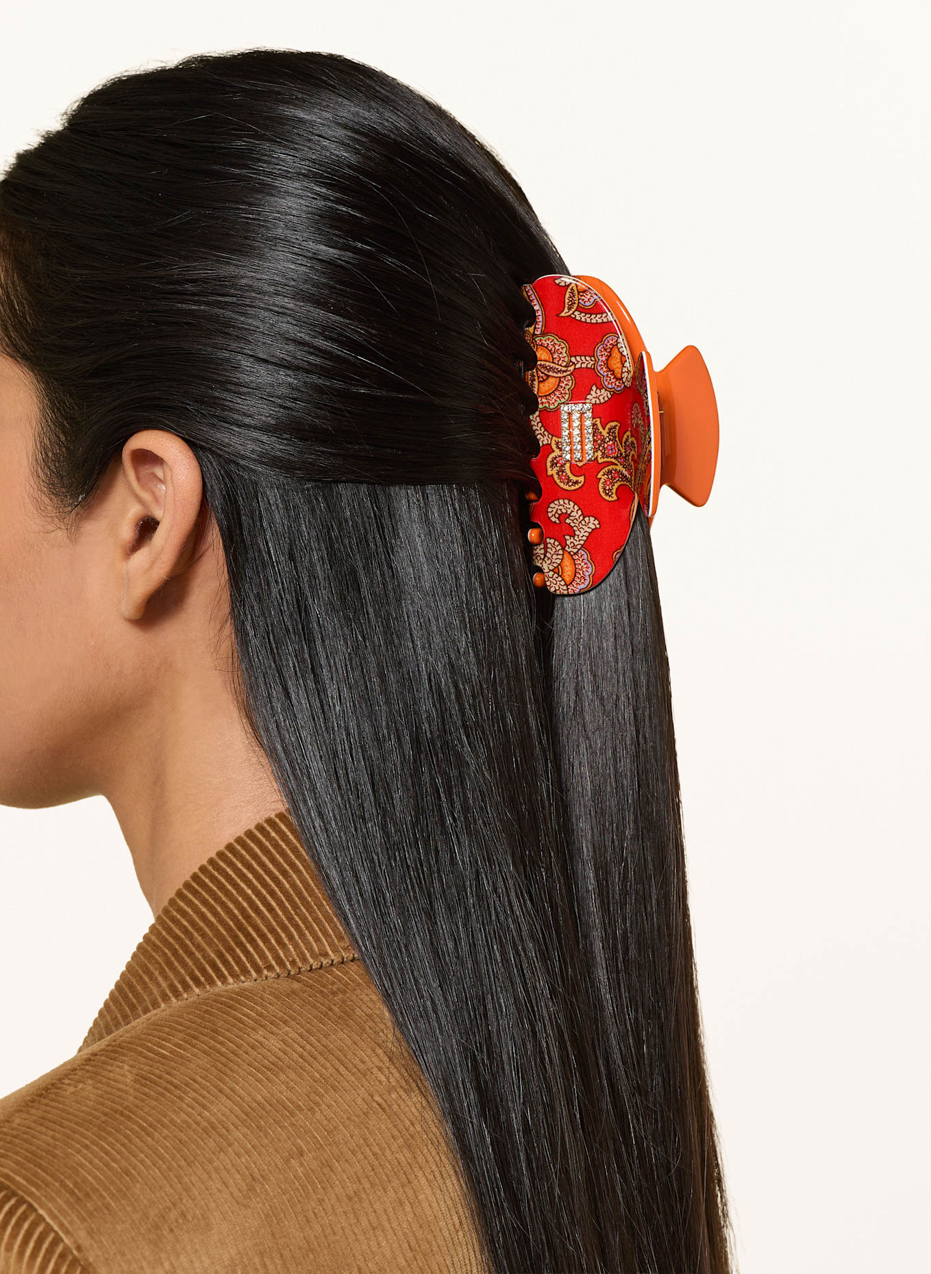 ETRO Haarspange: ROT / ORANGE / HELLLILA