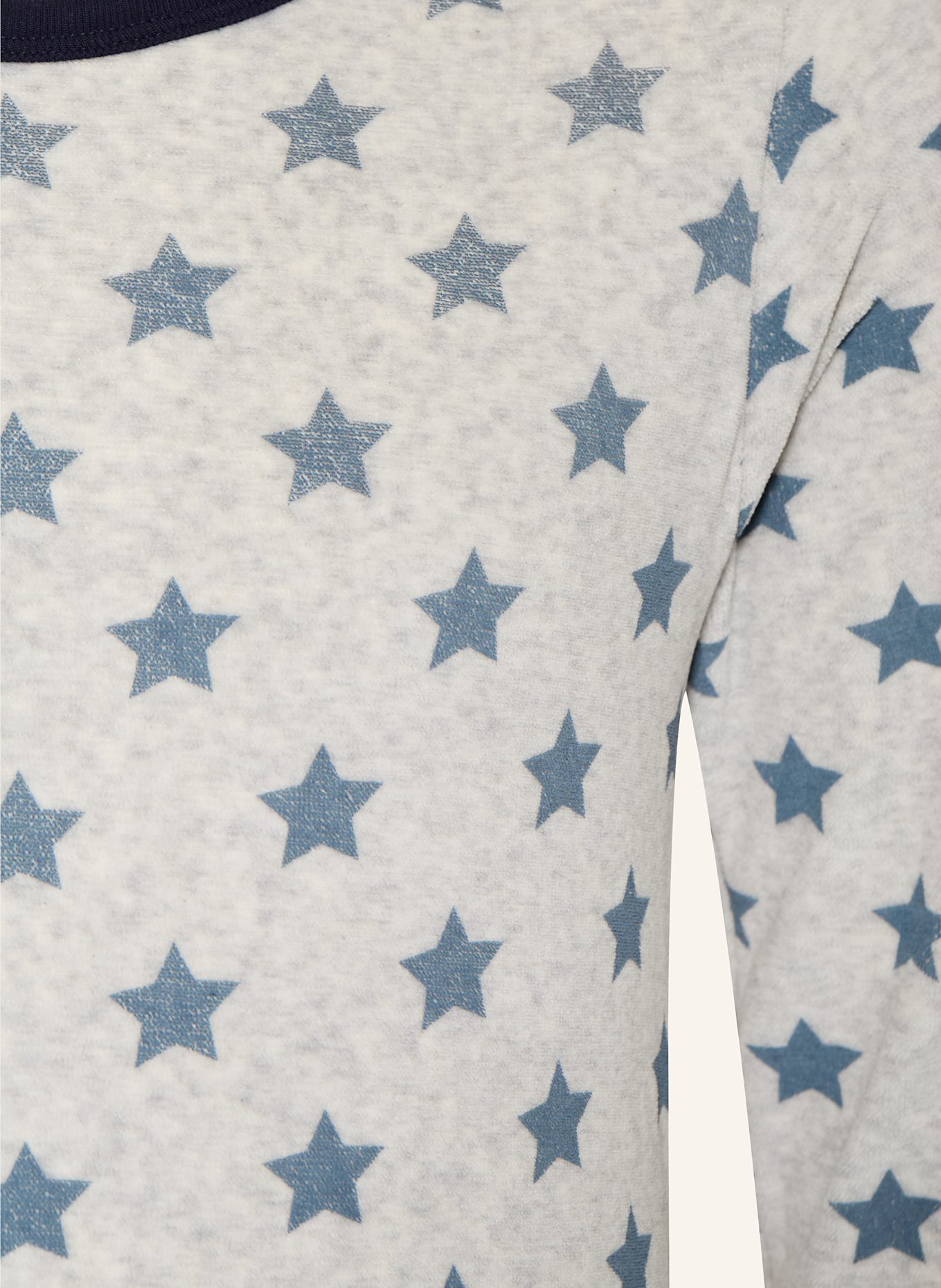 PETIT BATEAU Schlafanzug: HELLGRAU / BLAU