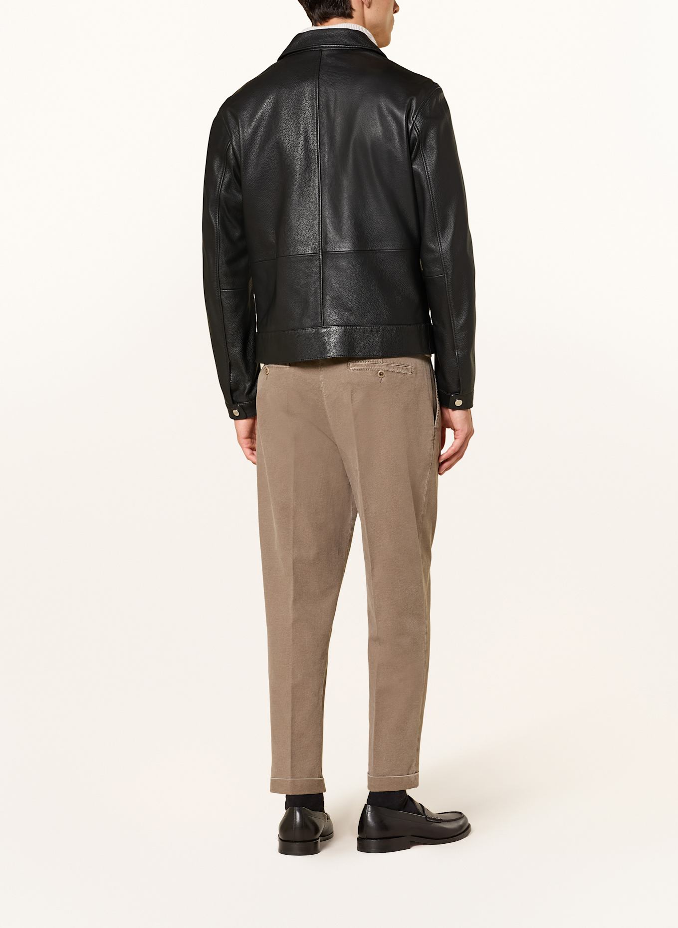 ALBERTO Chino TED-C Comfort Fit: HELLBRAUN