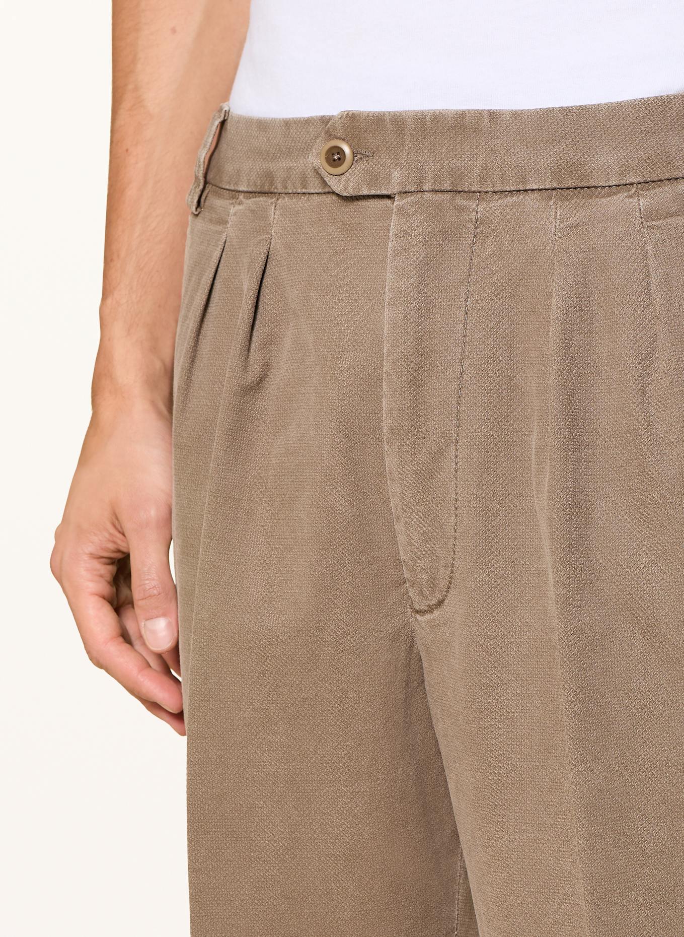 ALBERTO Chino TED-C Comfort Fit: HELLBRAUN