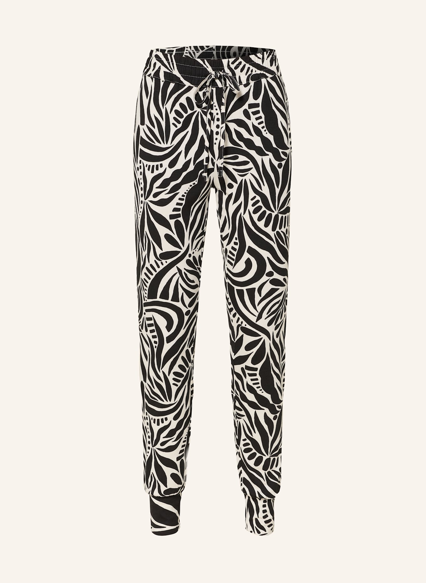 ESSENZA Schlafhose JULES ALLORA: SCHWARZ / ECRU