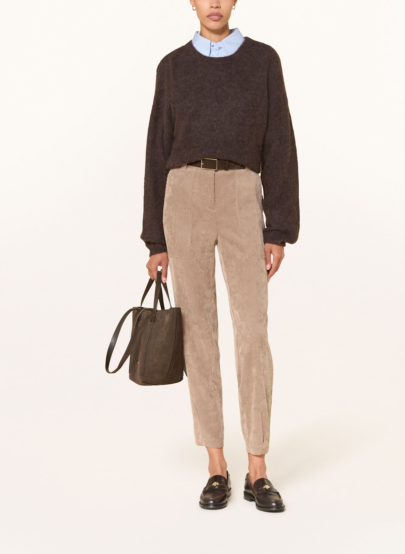 CAMBIO Cordhose KISS: HELLBRAUN