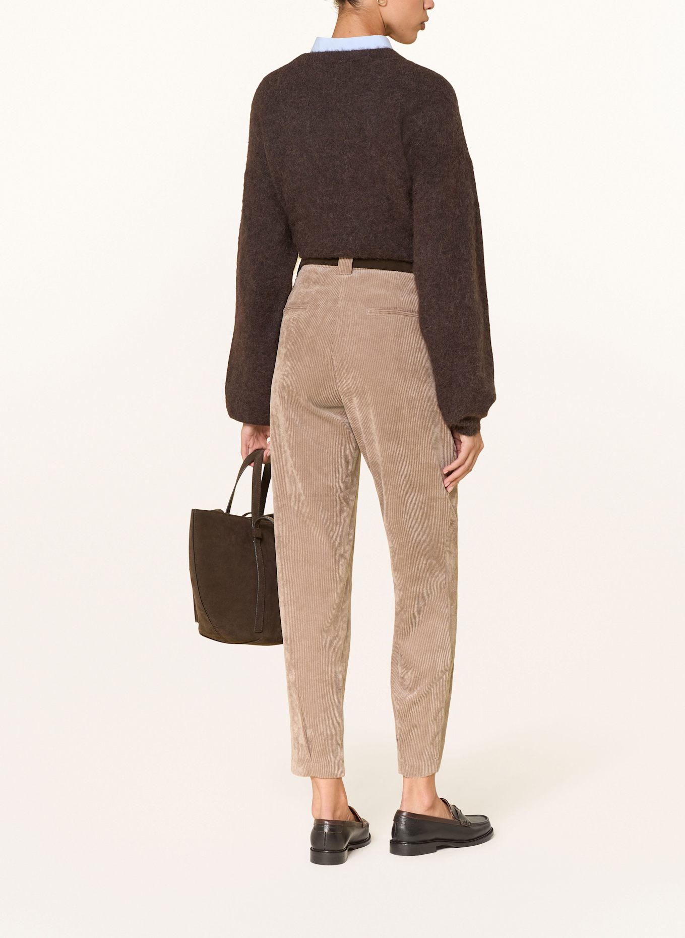 CAMBIO Cordhose KISS: HELLBRAUN