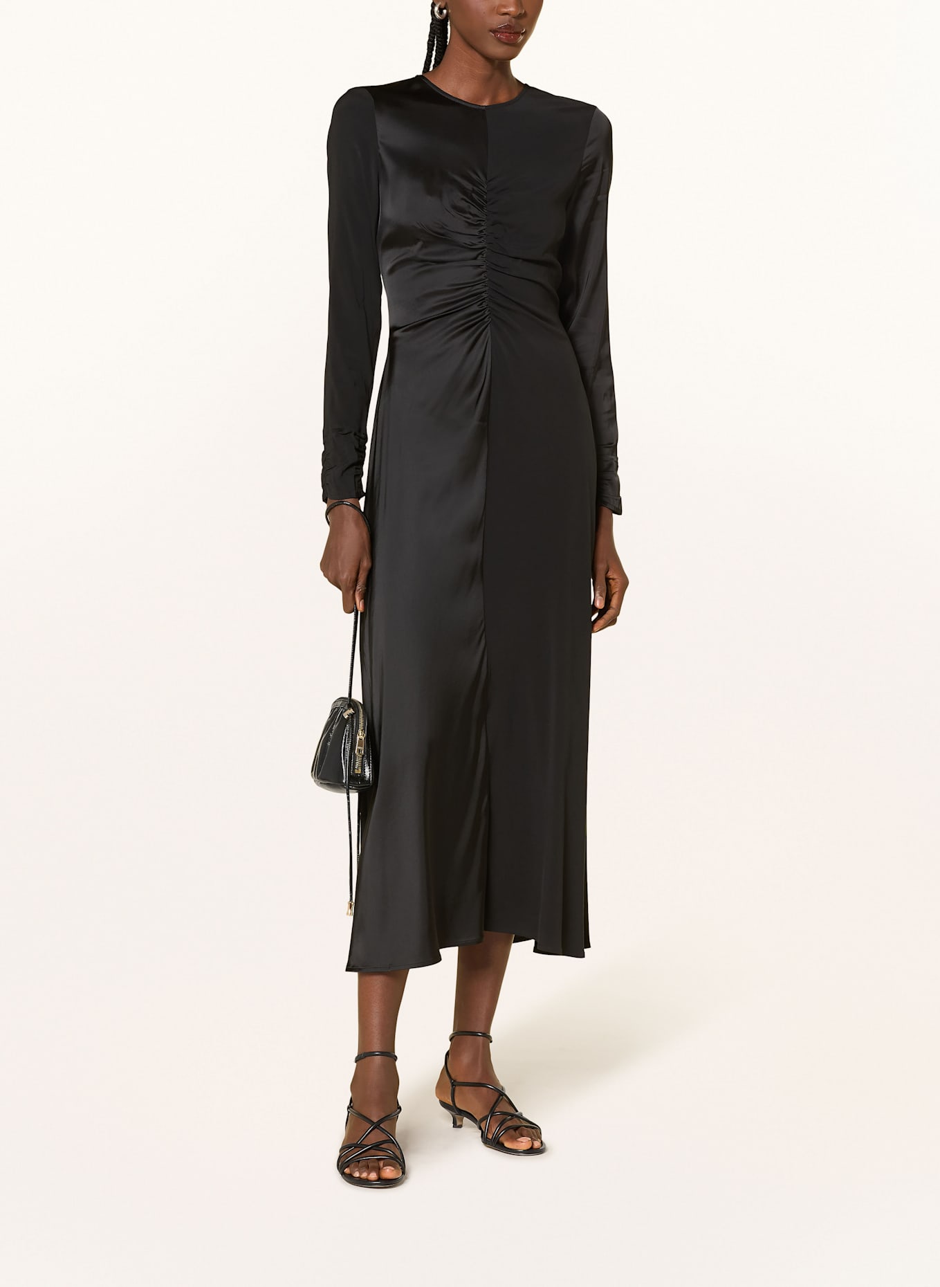 InWear Satinkleid ARWENIW: SCHWARZ