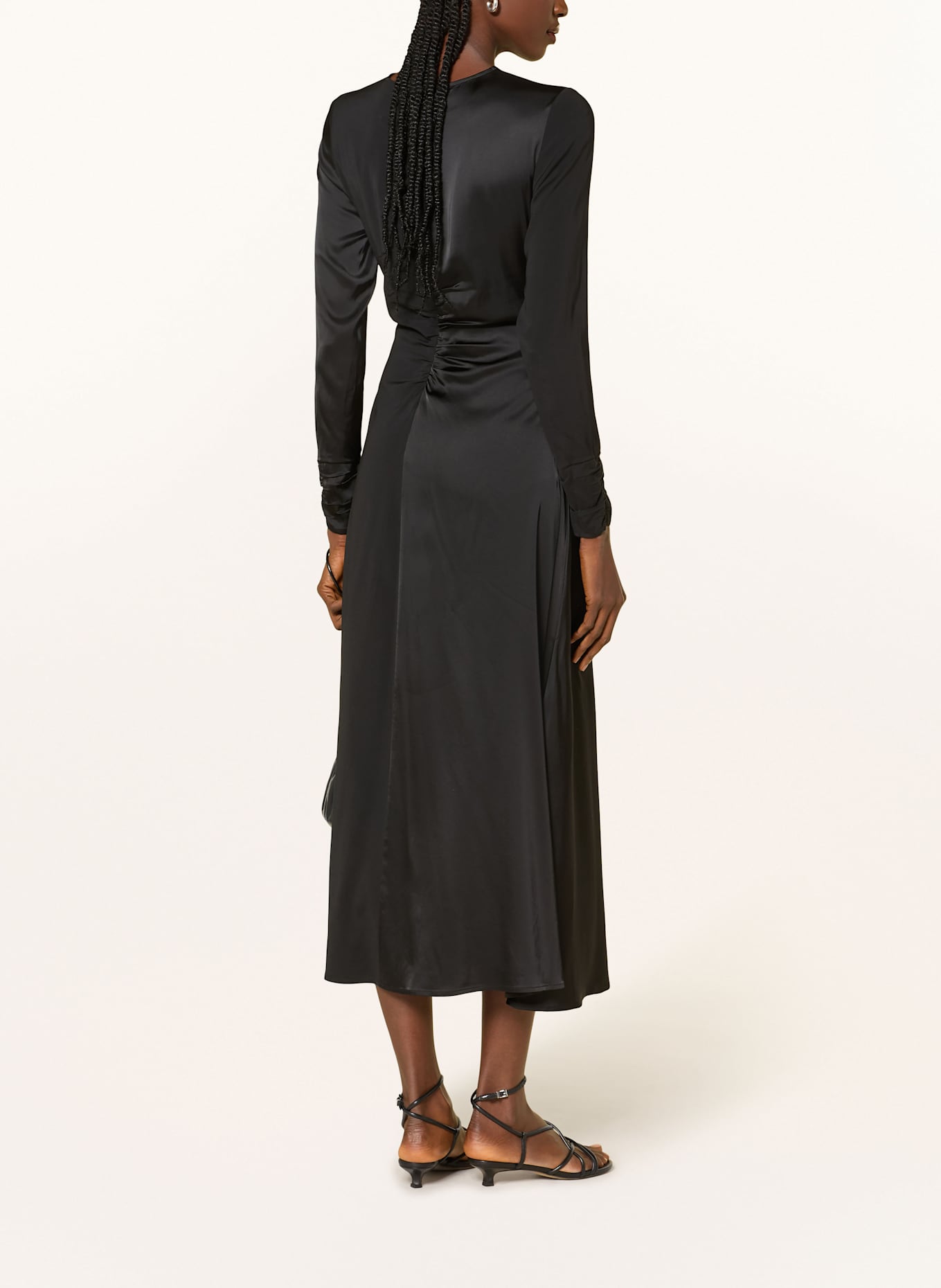 InWear Satinkleid ARWENIW: SCHWARZ