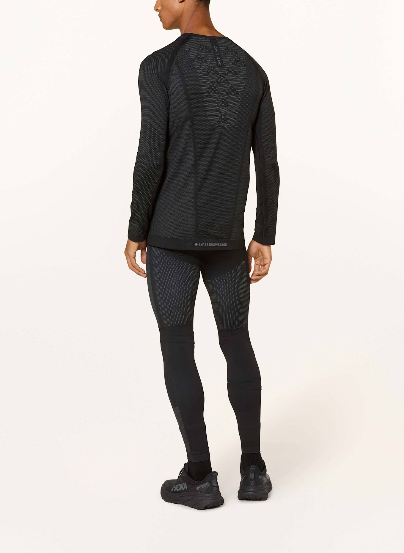 X-BIONIC Legginsy do biegania XCEED: CZARNY