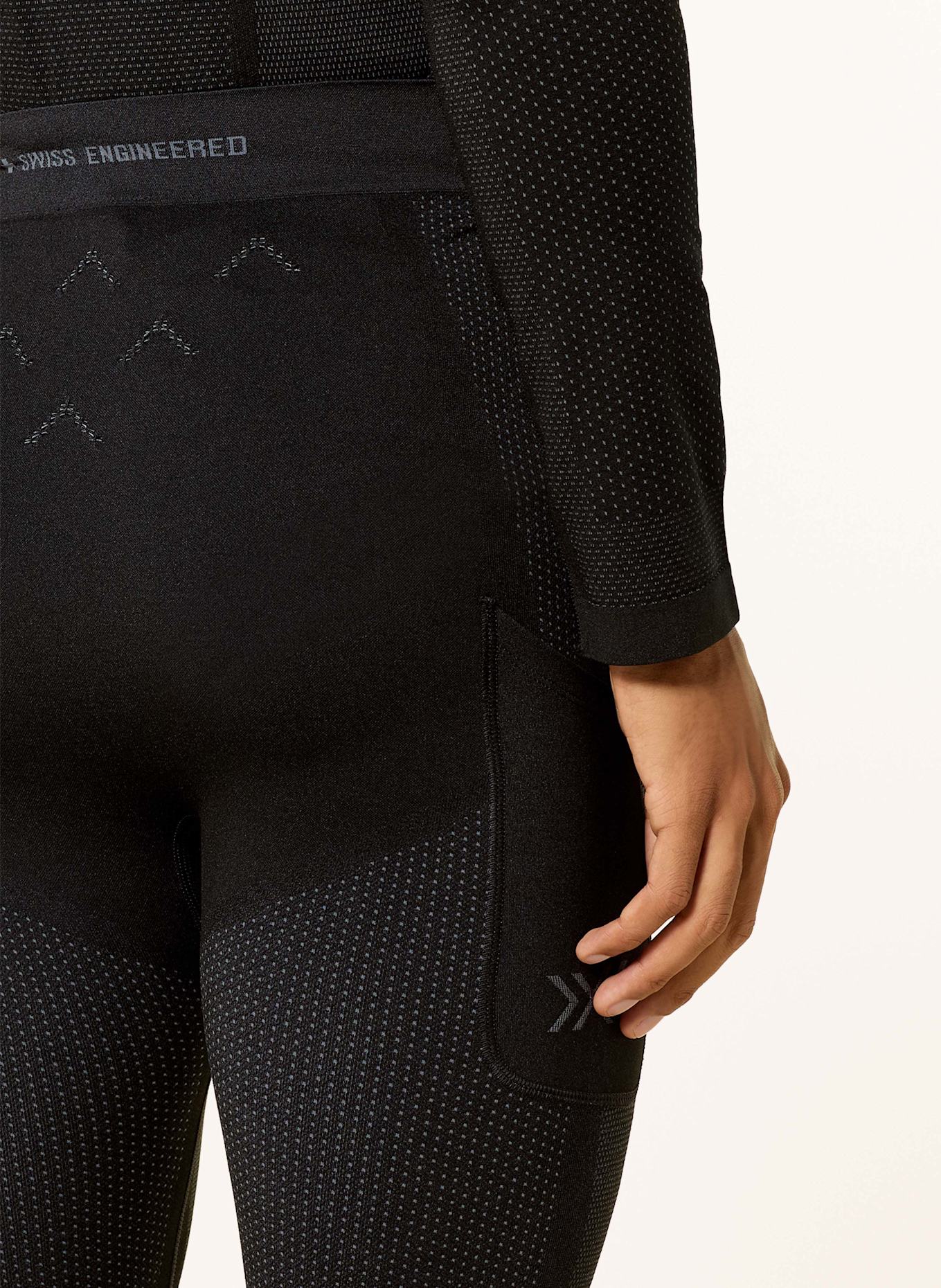 X-BIONIC Legginsy do biegania XCEED: CZARNY