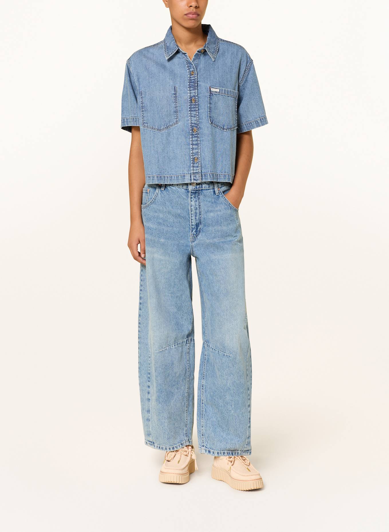 oui Barrel Jeans: HELLBLAU