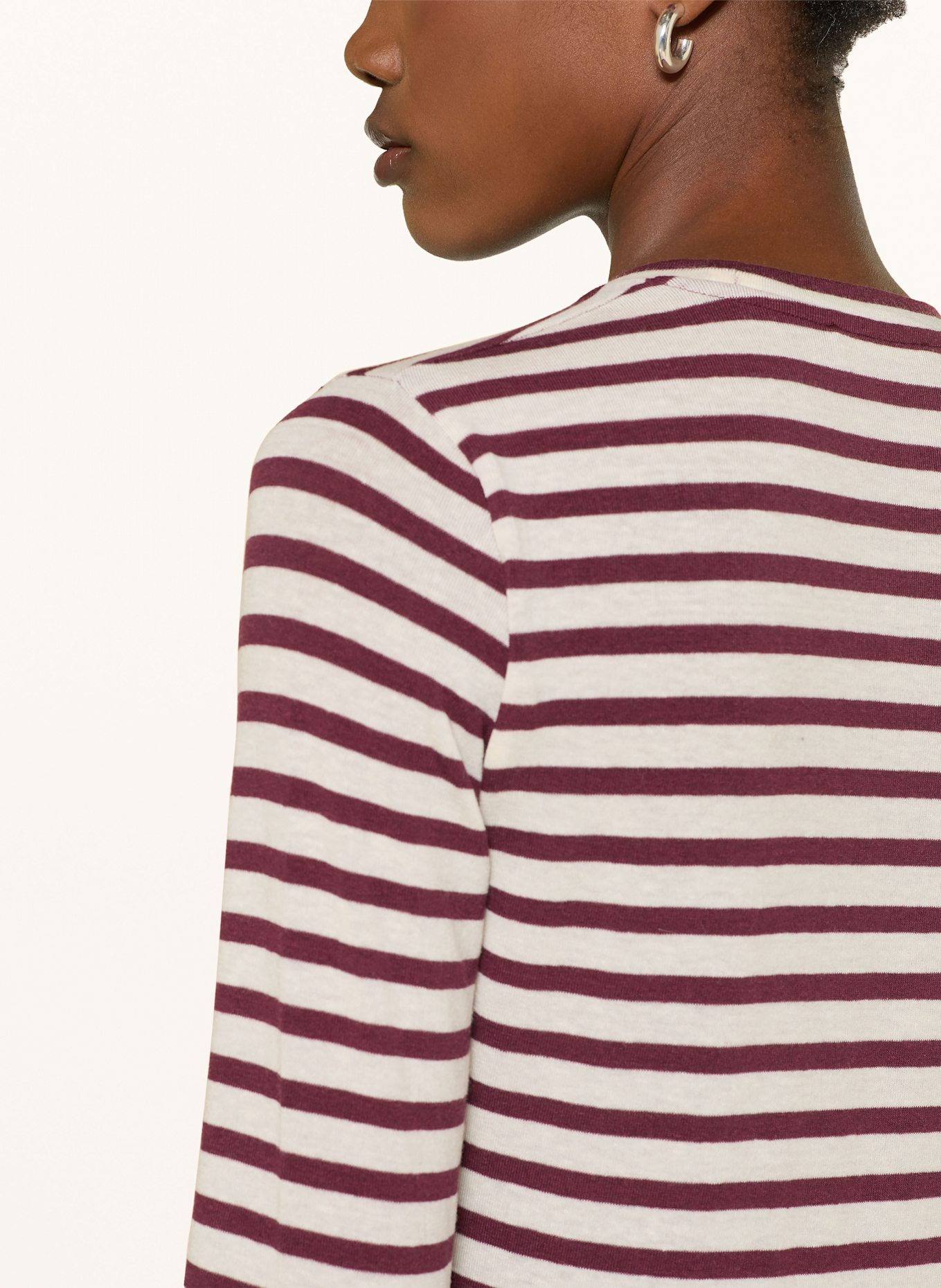 windsor. Longsleeve: DUNKELROT / WEISS