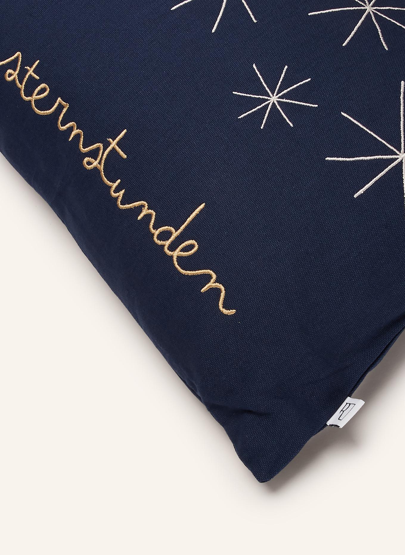 RÄDER Dekokissen STERNSTUNDEN: DUNKELBLAU / GOLD