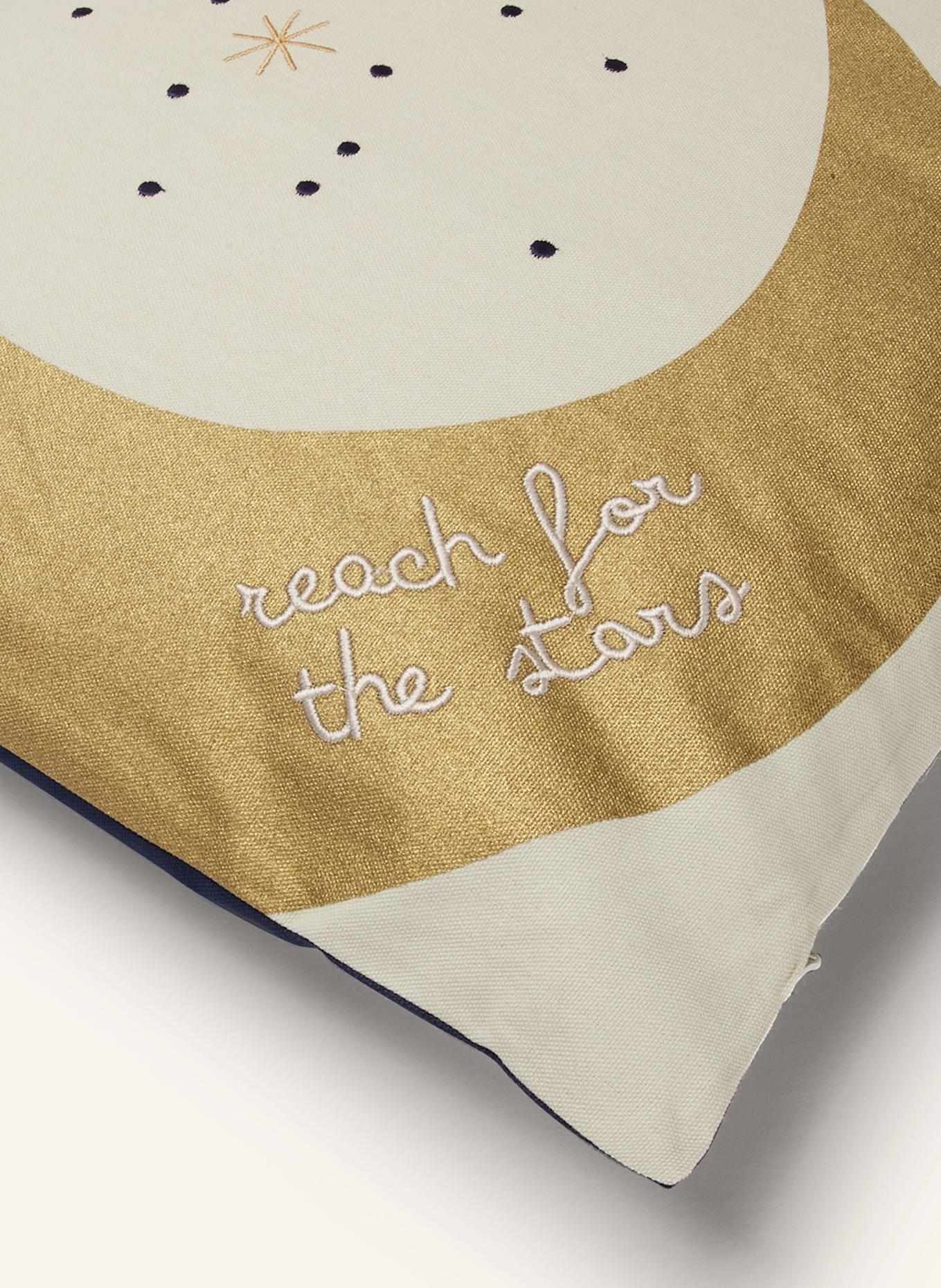 RÄDER Dekokissen REACH FOR THE STARS: GOLD / WEISS / SCHWARZ