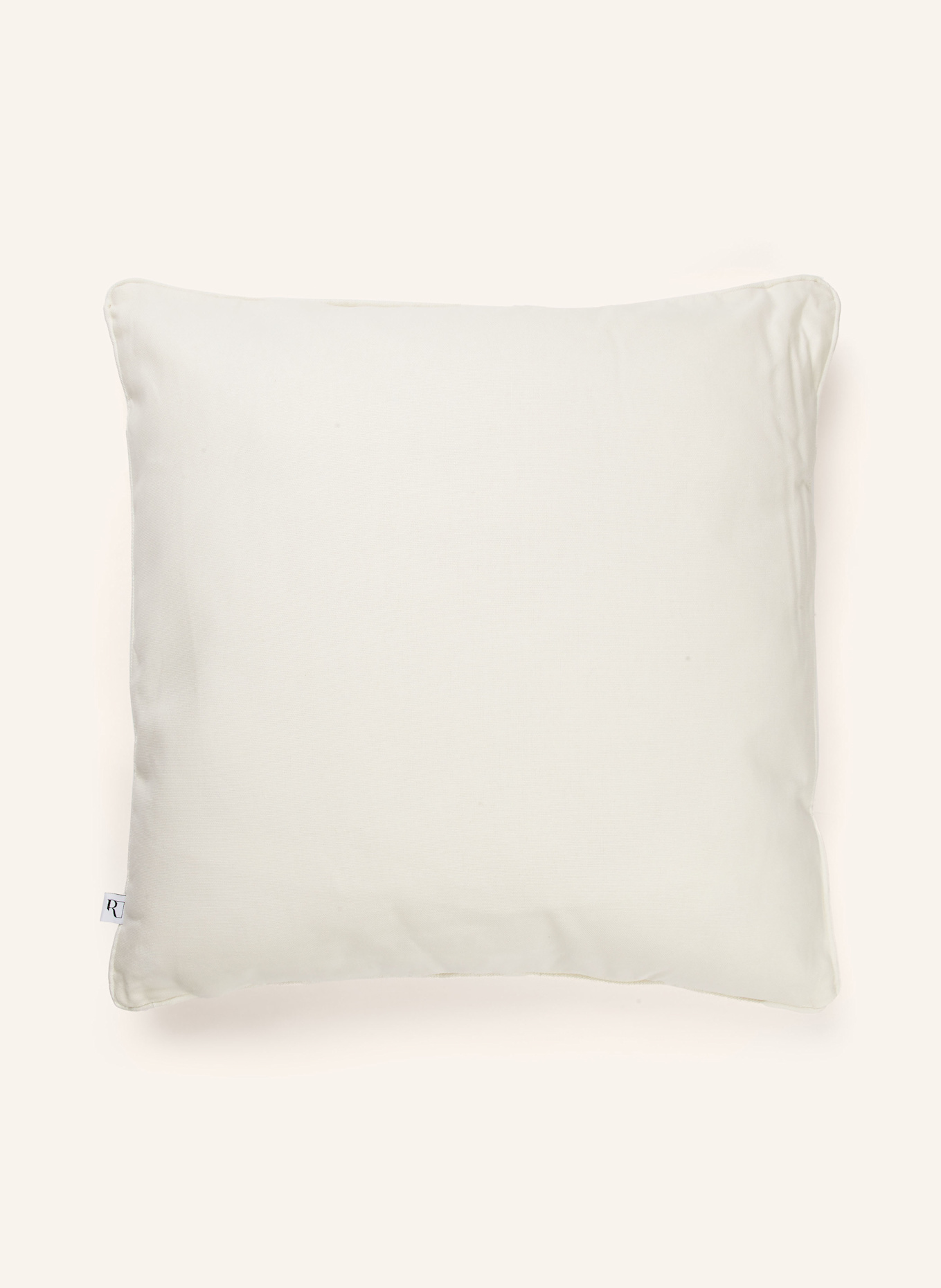 RÄDER Dekokissen: WEISS / SCHWARZ / GOLD