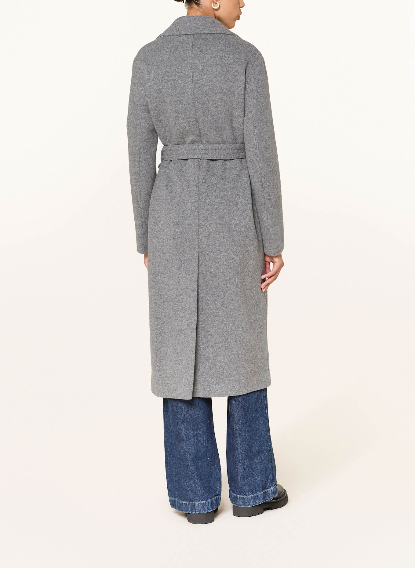 windsor. Wollmantel: GRAU