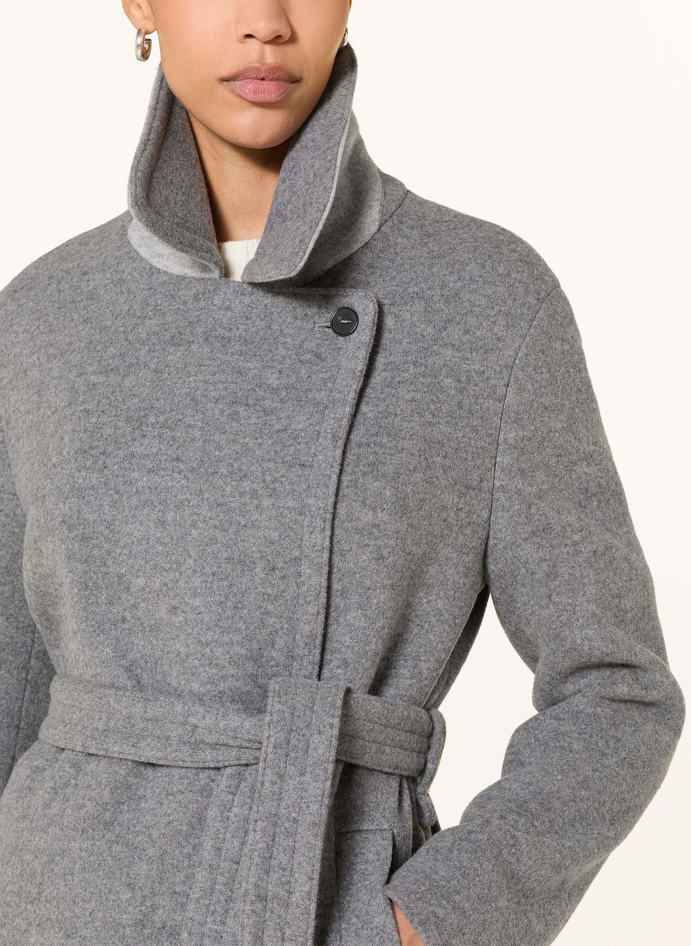 windsor. Wollmantel: GRAU