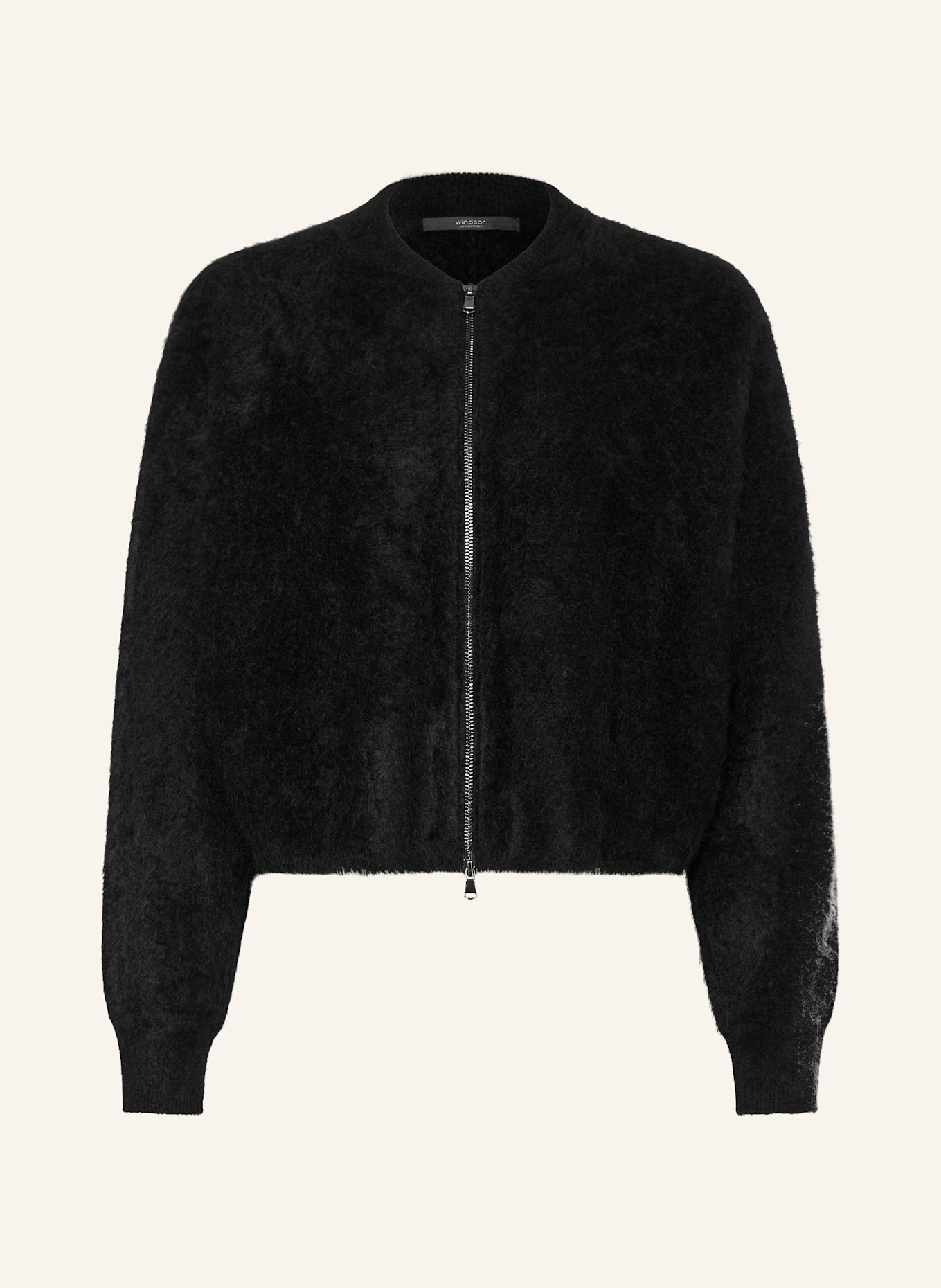 windsor. Strickjacke aus Cashmere: SCHWARZ