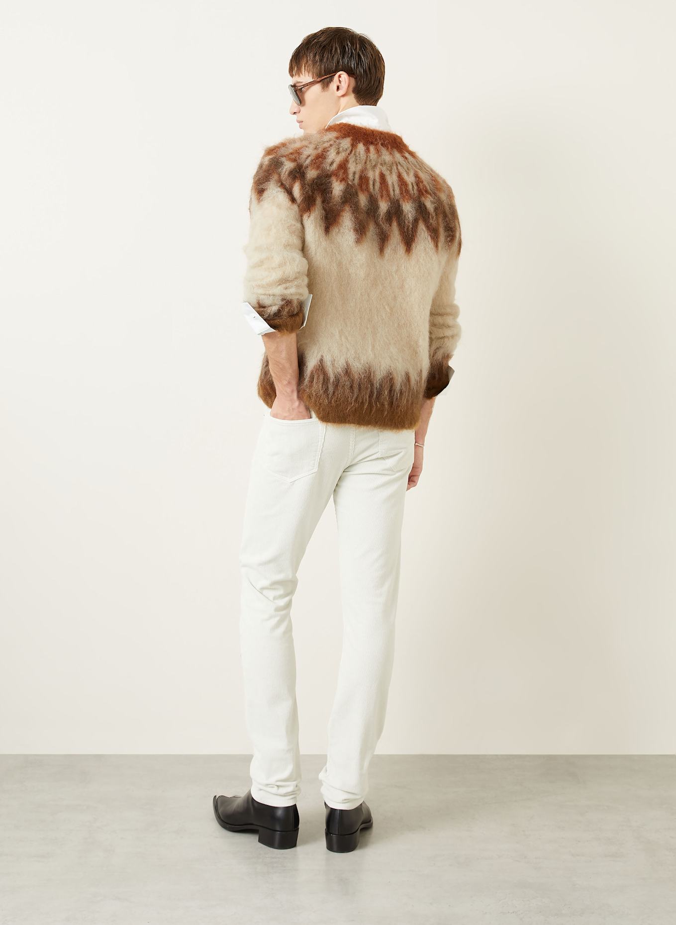 ISABEL MARANT Pullover NICOLAS mit Mohair: BRAUN / BEIGE
