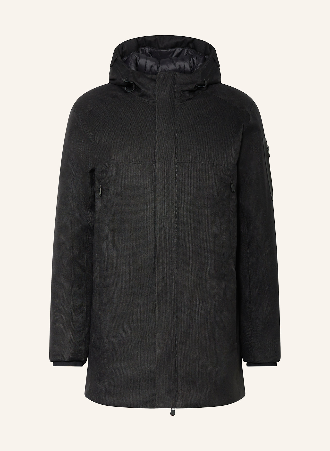 BOSS Parka HEXATECH: SCHWARZ