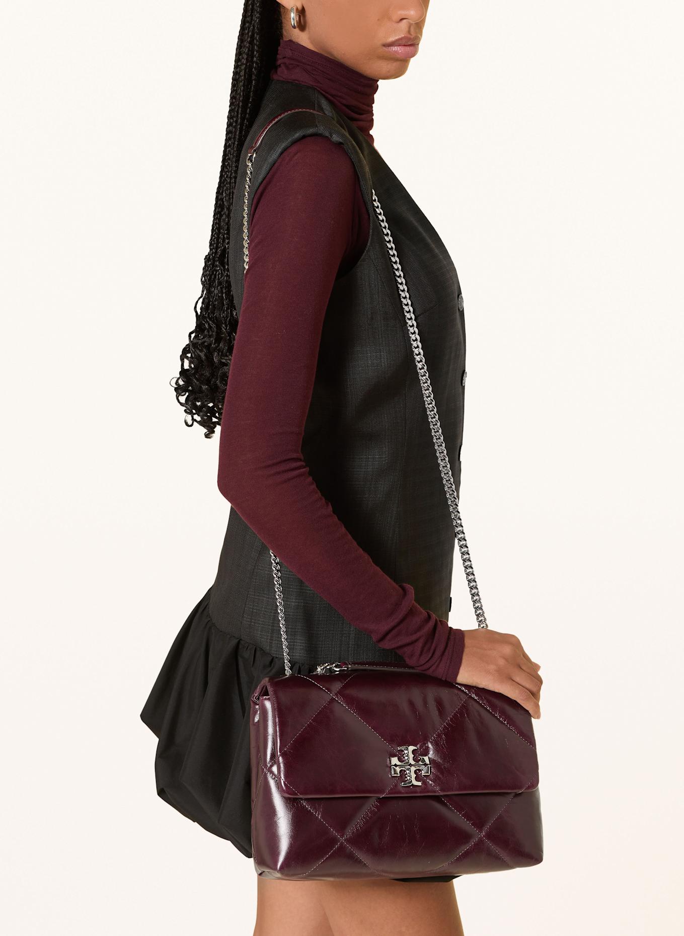 TORY BURCH Umhängetasche KIRA: DUNKELROT