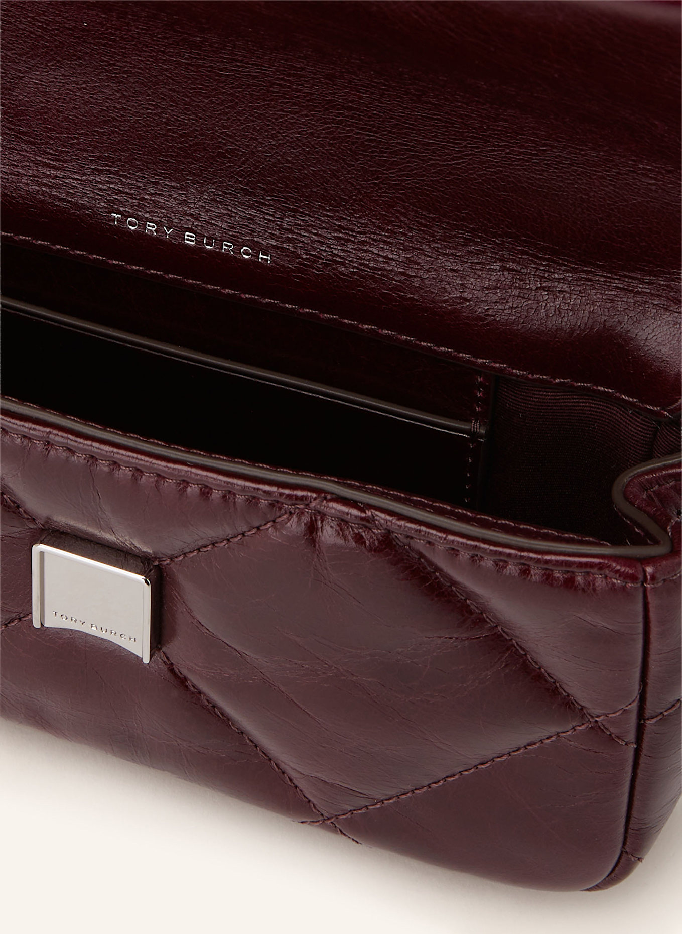 TORY BURCH Sac à bandoulière KIRA: ROUGE FONCÉ