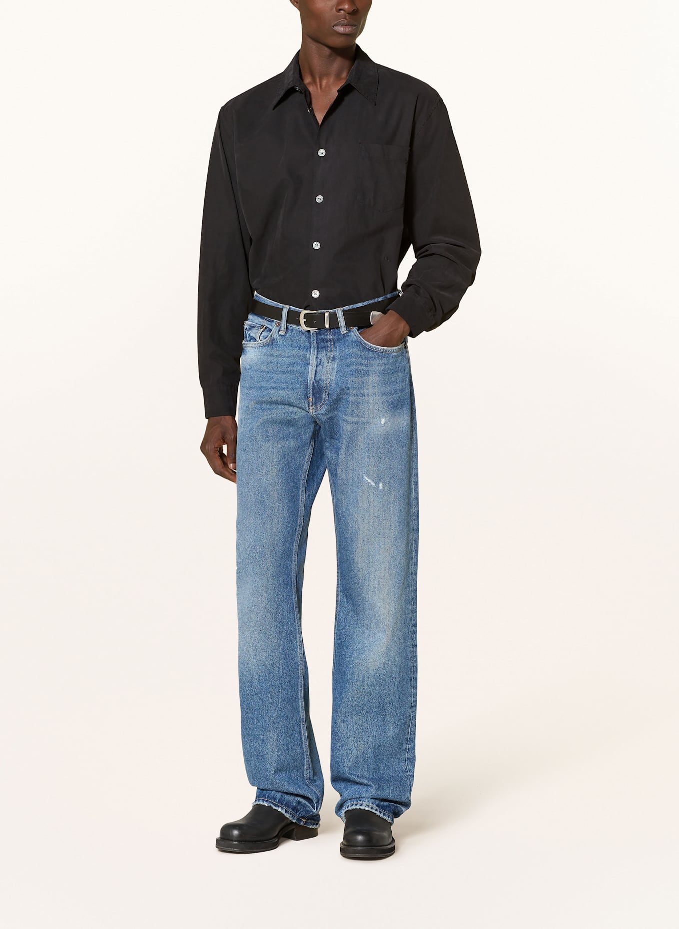 OUR LEGACY Hemd BEYOND Regular Fit: SCHWARZ