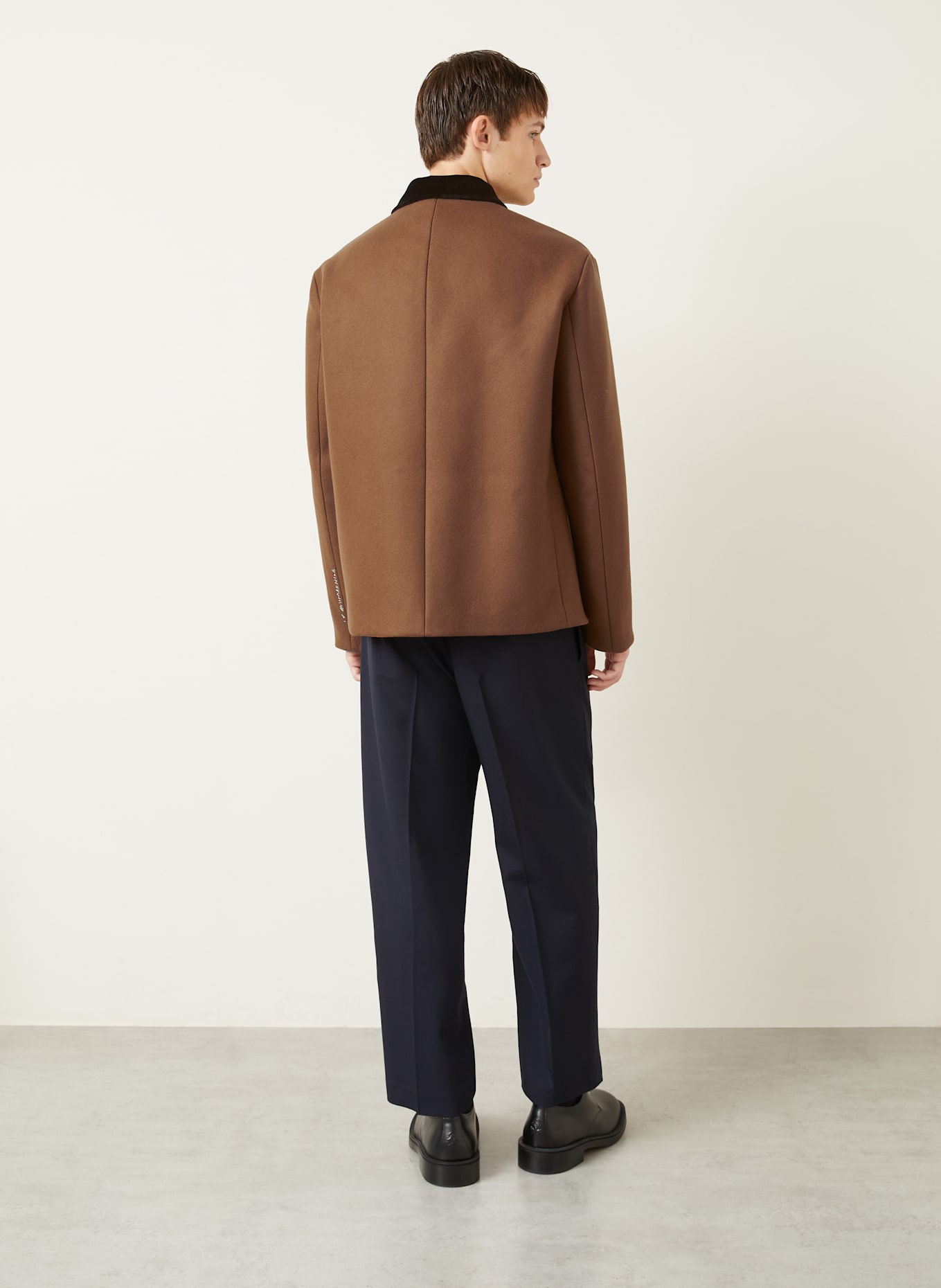 MARNI Jacket: BROWN / DARK BROWN