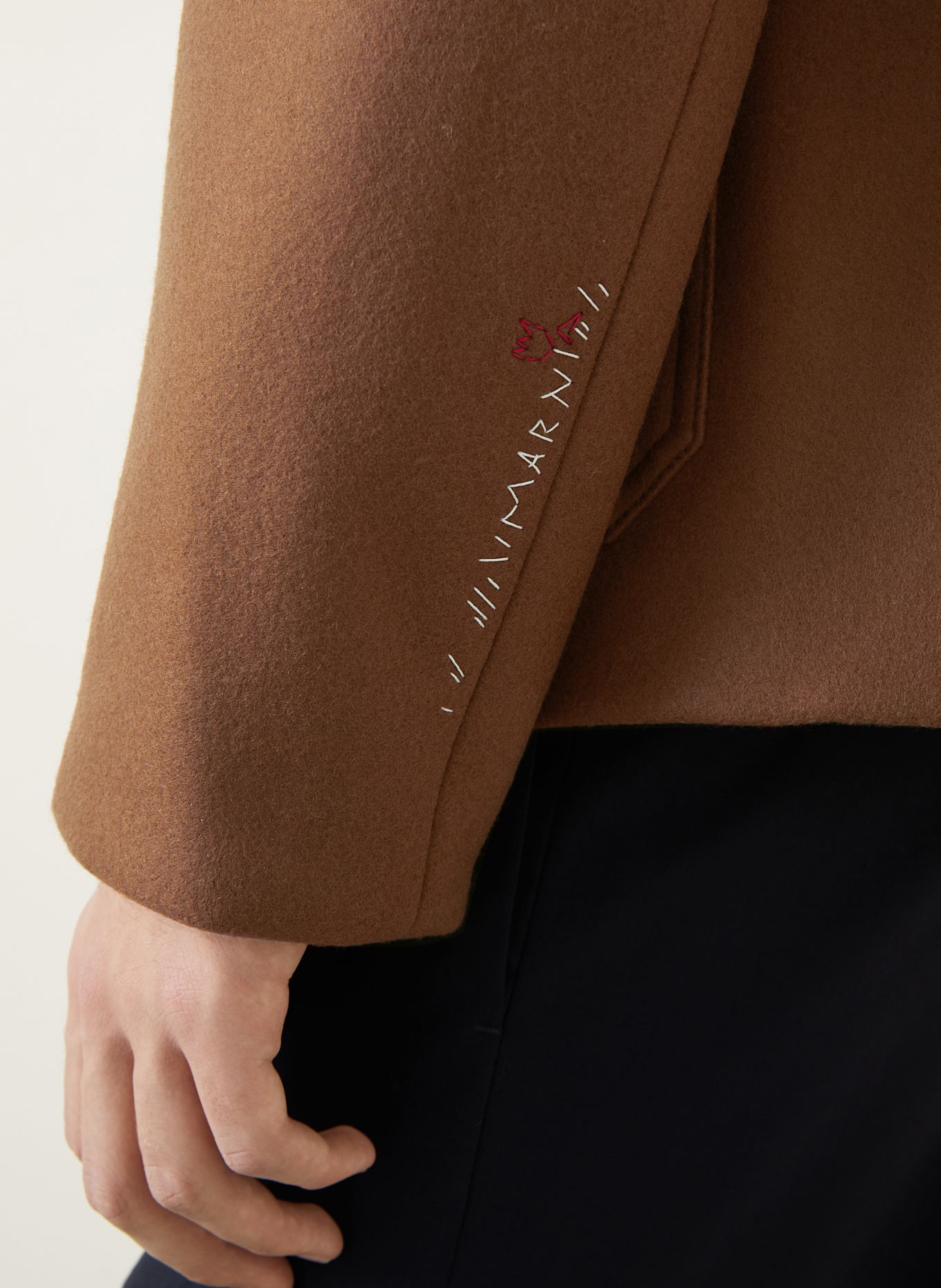 MARNI Jacket: BROWN / DARK BROWN