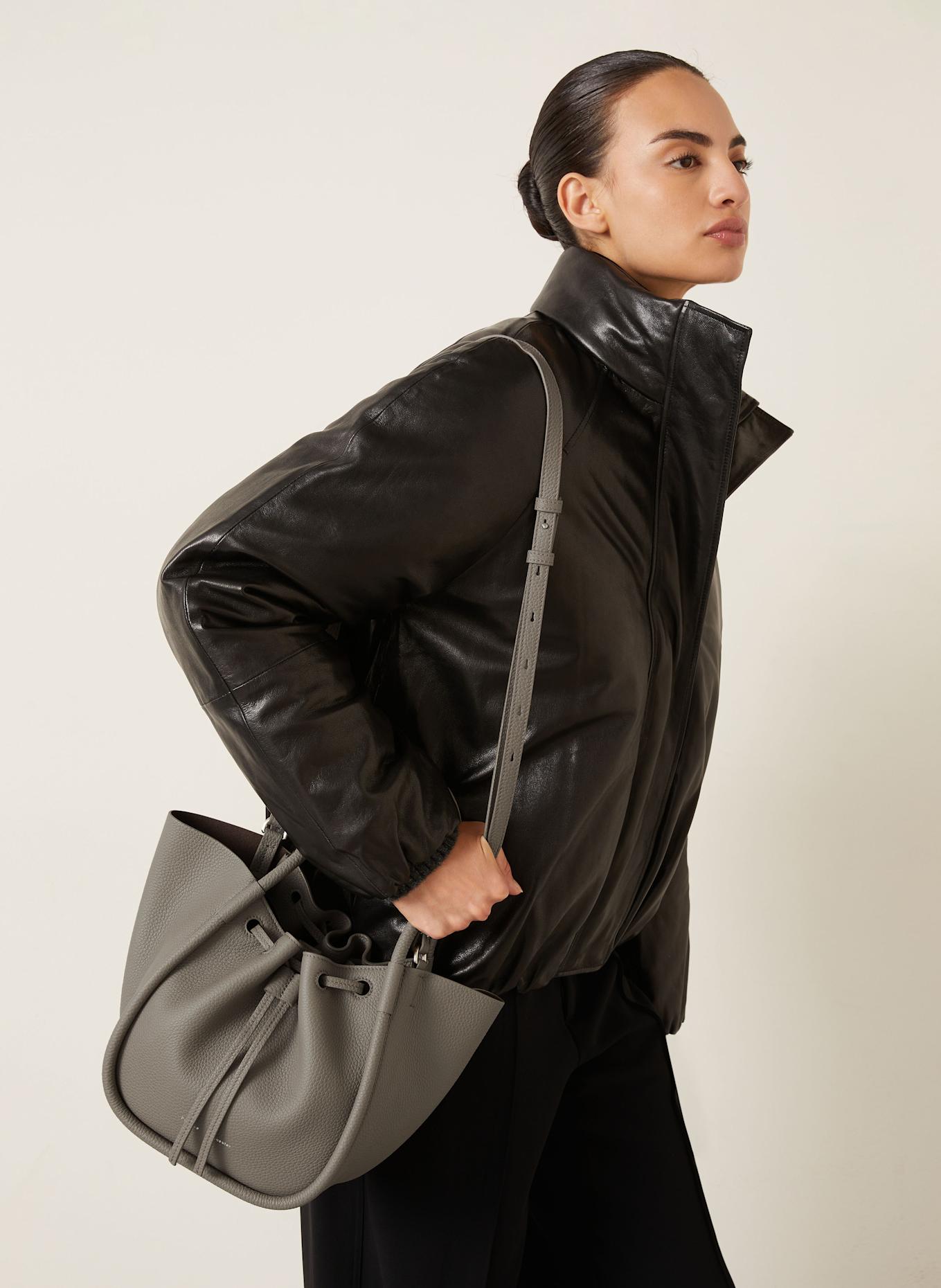 Proenza Schouler Shopper RUCHED SMALL: GRAU