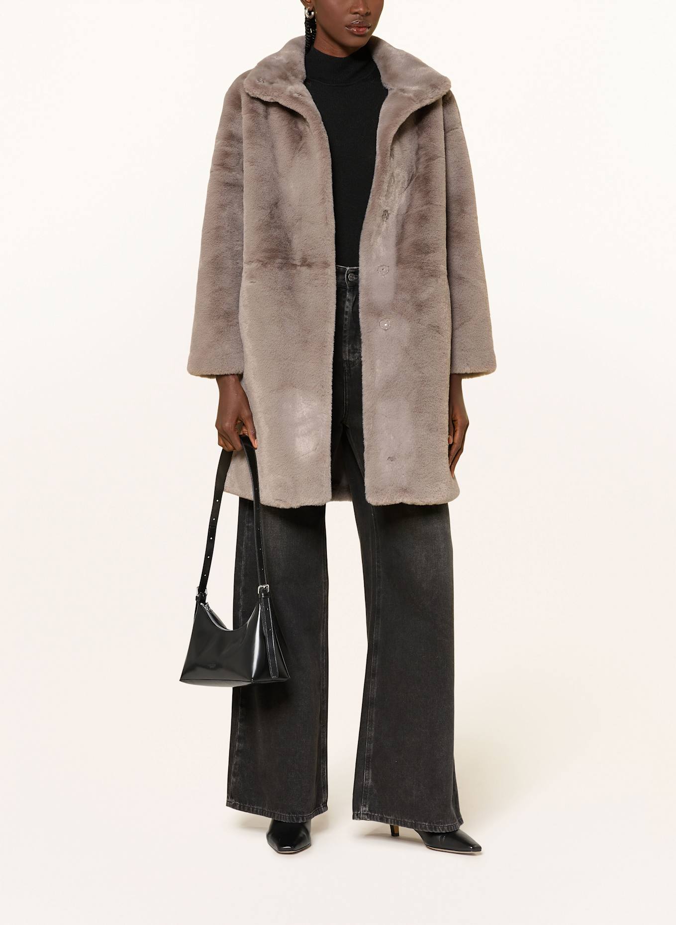 APPARIS Kunstpelzmantel BLAIR: TAUPE