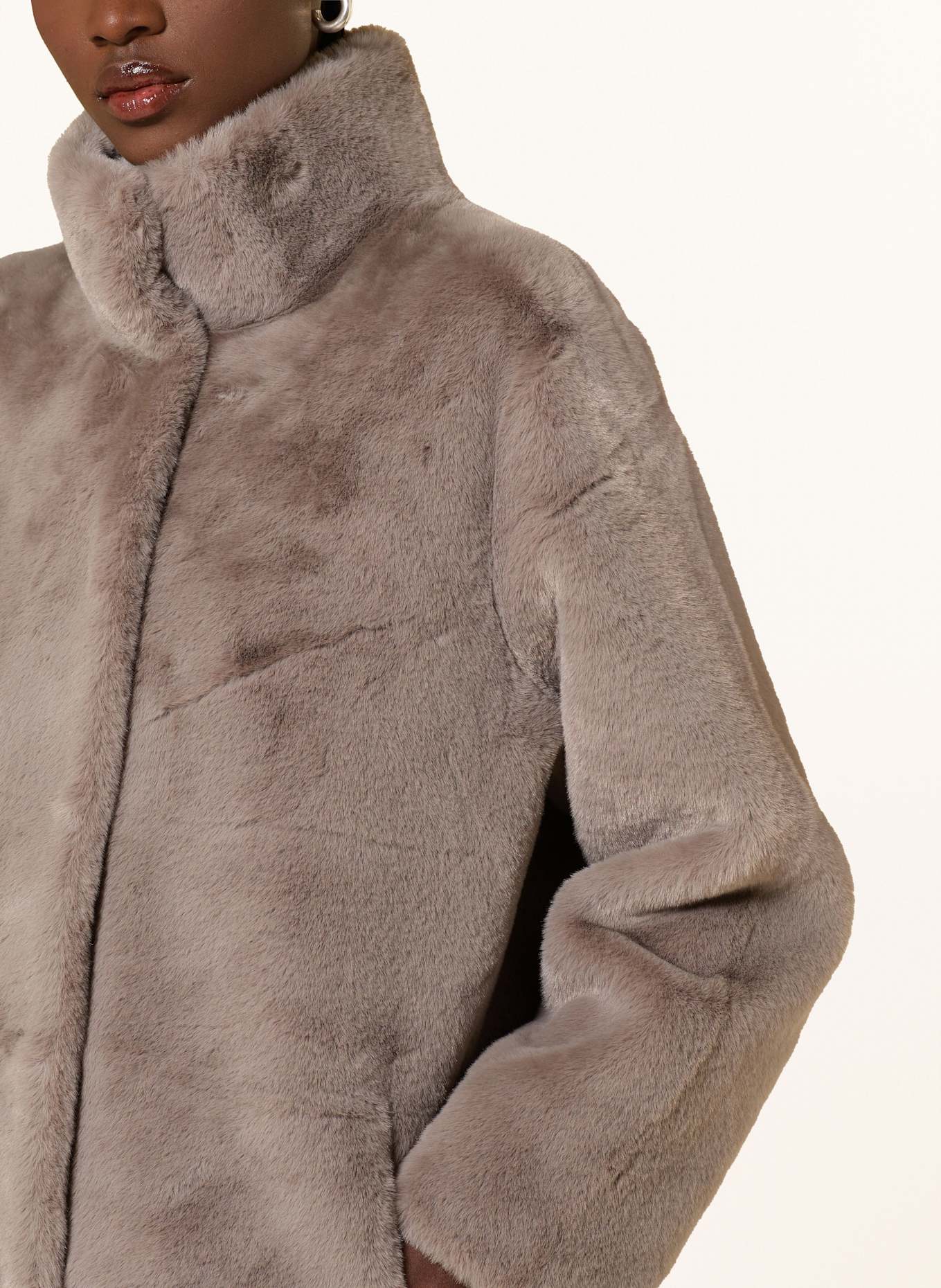 APPARIS Kunstpelzmantel BLAIR: TAUPE