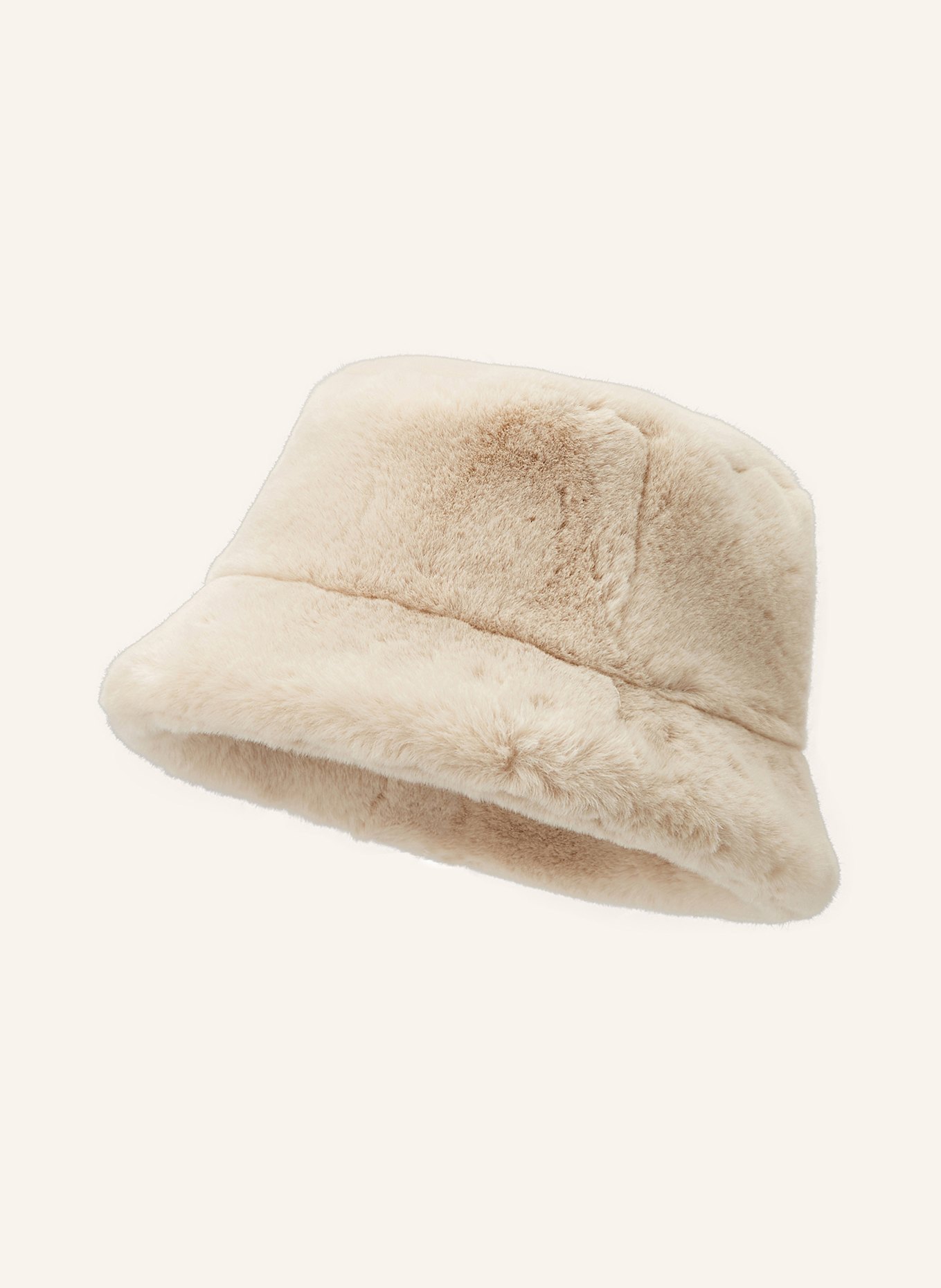 APPARIS Bucket-Hat AMARA av konstgjort päls: GRÄDDE