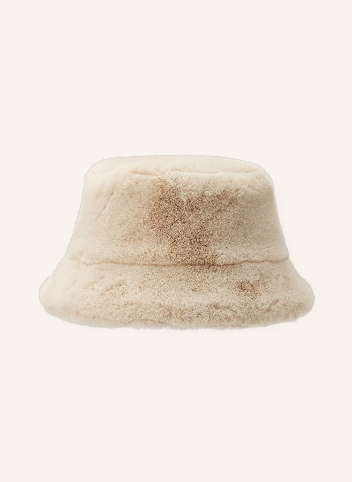 APPARIS Bucket-Hat AMARA av konstgjort päls: GRÄDDE